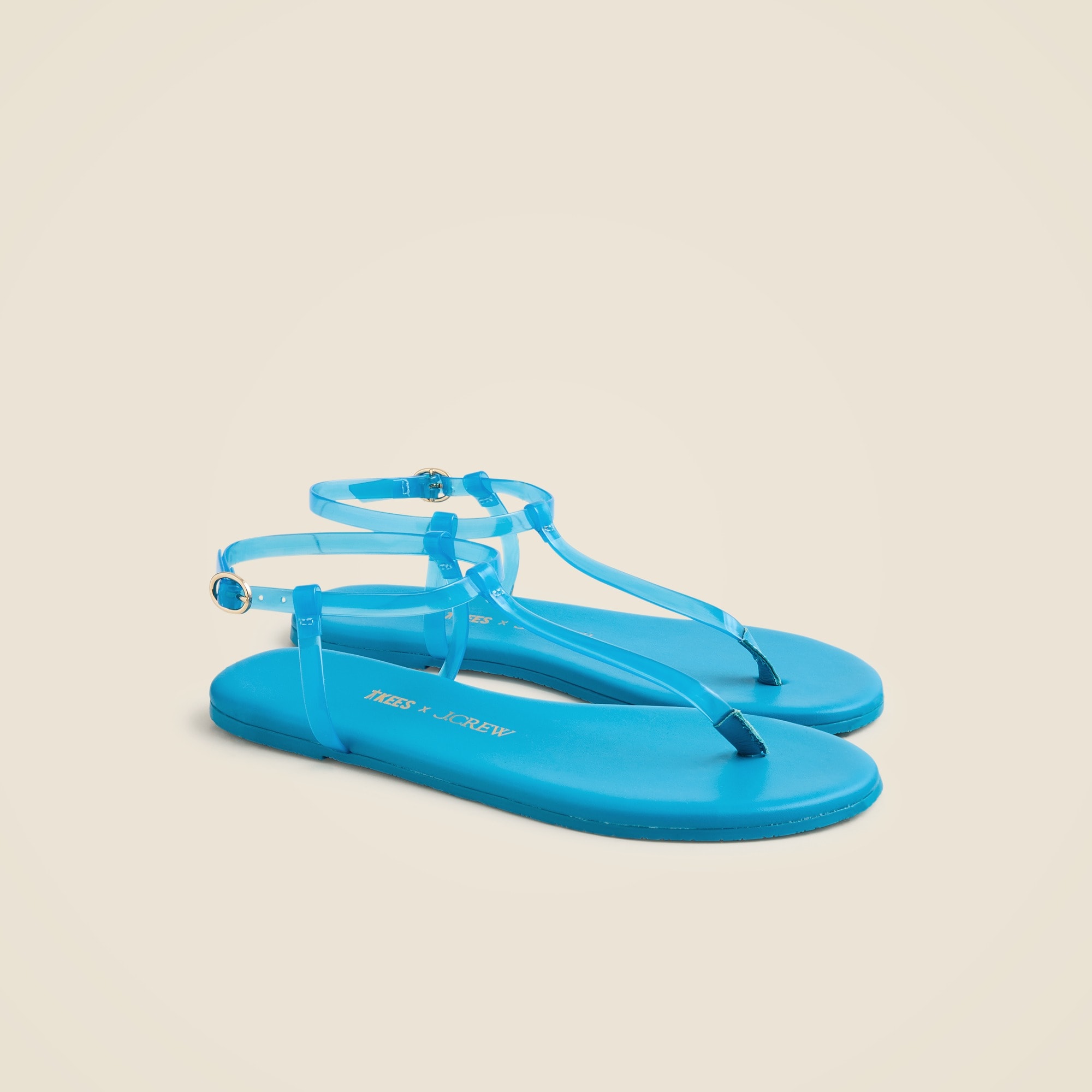 Limited-edition TKEES X J.Crew jelly sandals