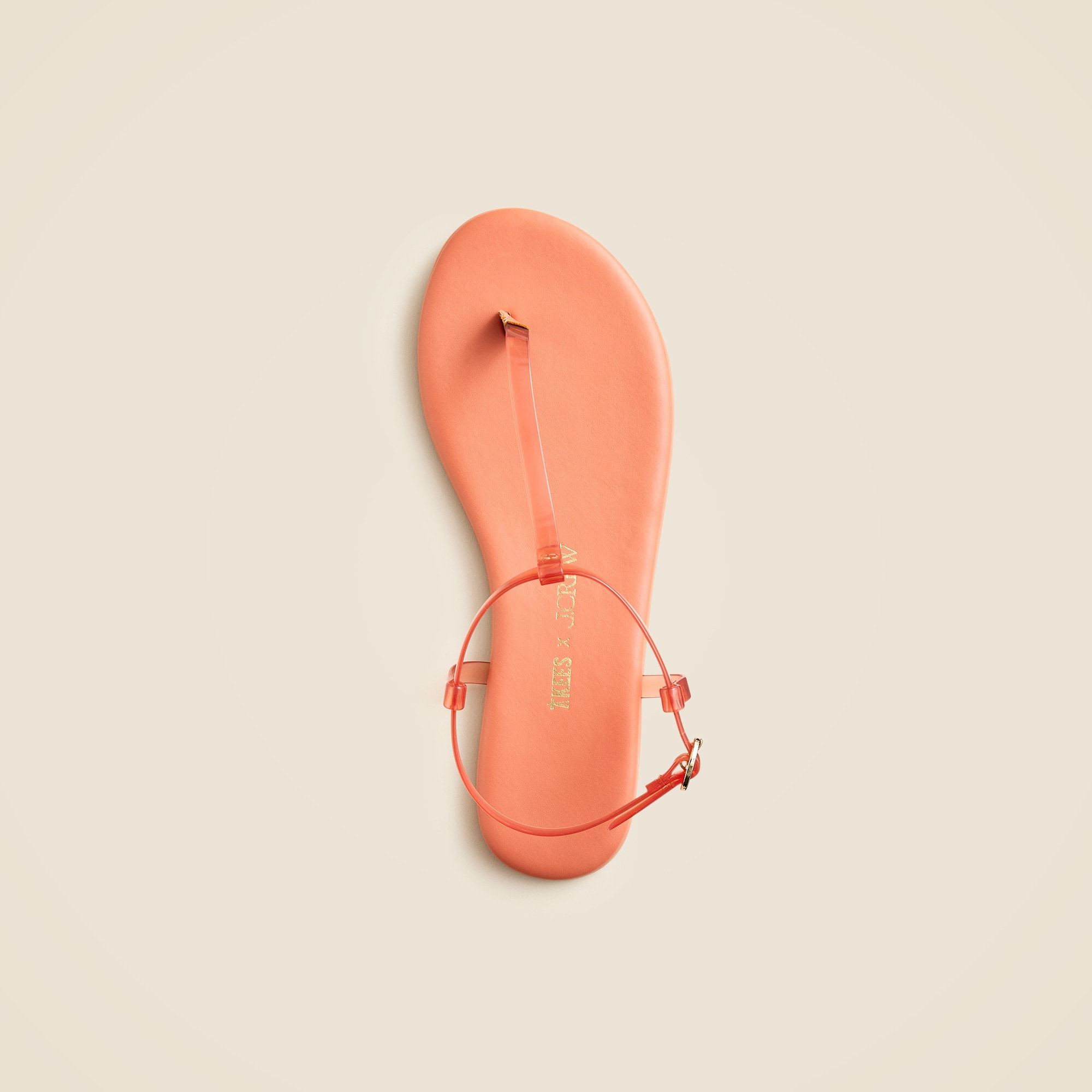 Limited-edition TKEES X J.Crew jelly sandals