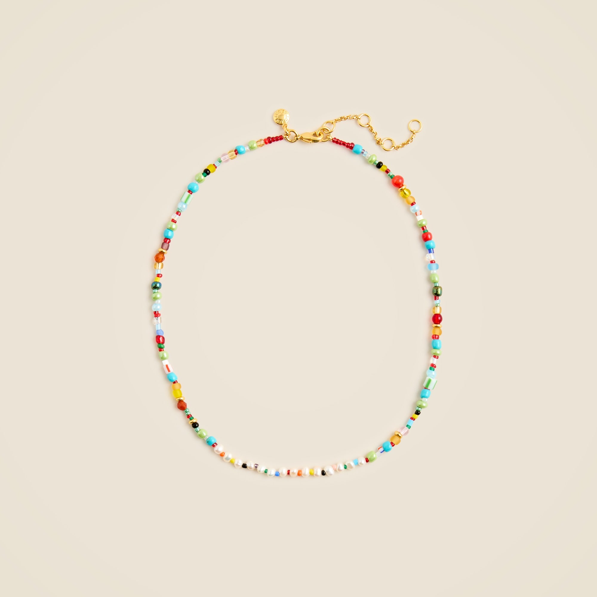 womens Freshwater pearl and bead necklace