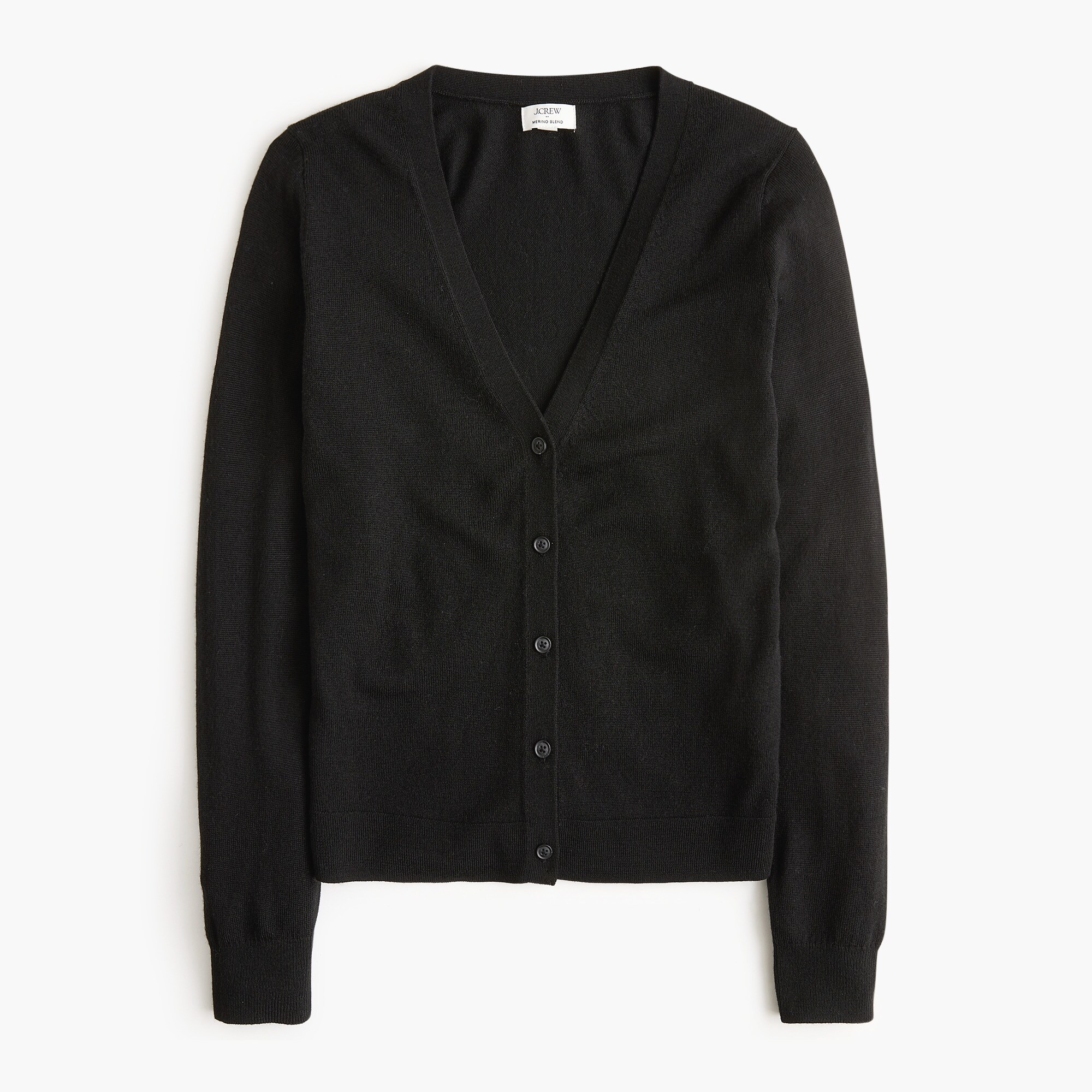 Merino wool-blend cardigan sweater