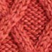 Cable crewneck sweater HTHR BURNISHED RUST