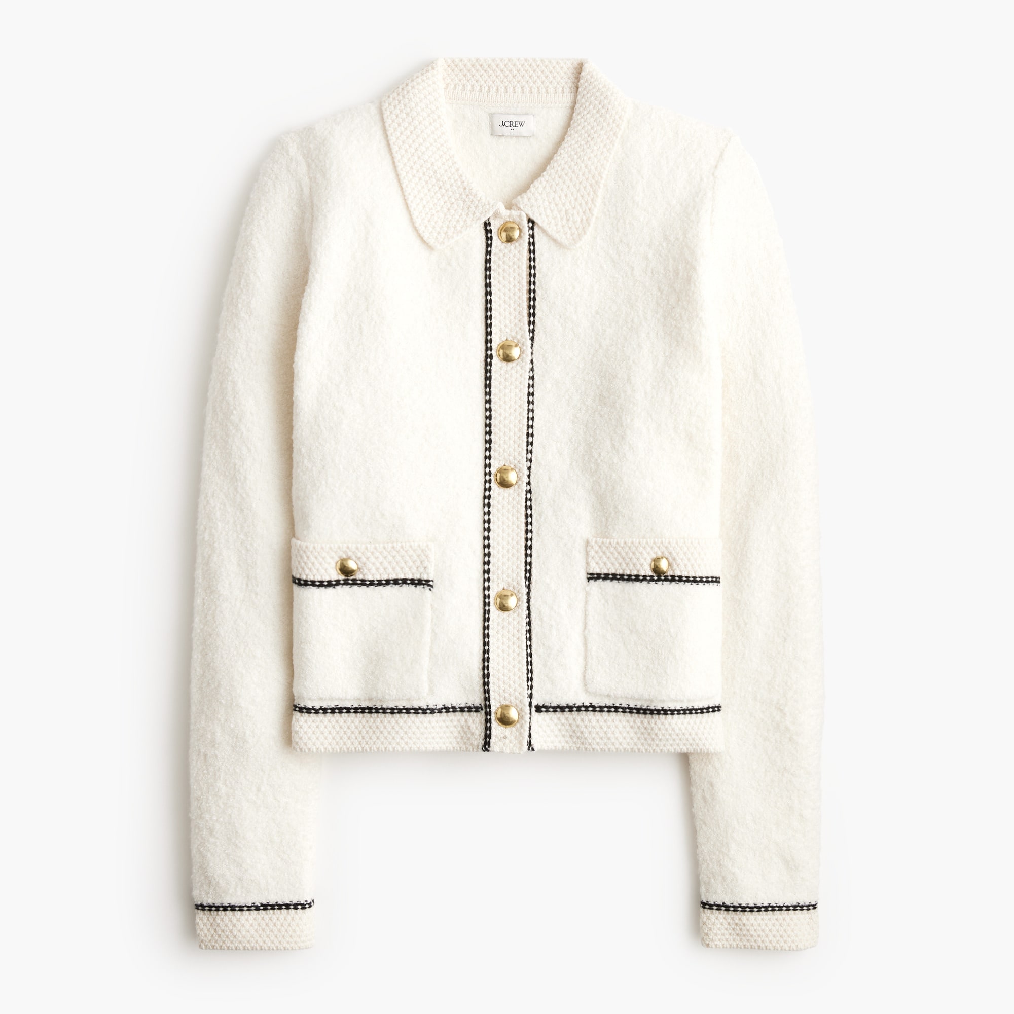 Bouclé lady cardigan sweater