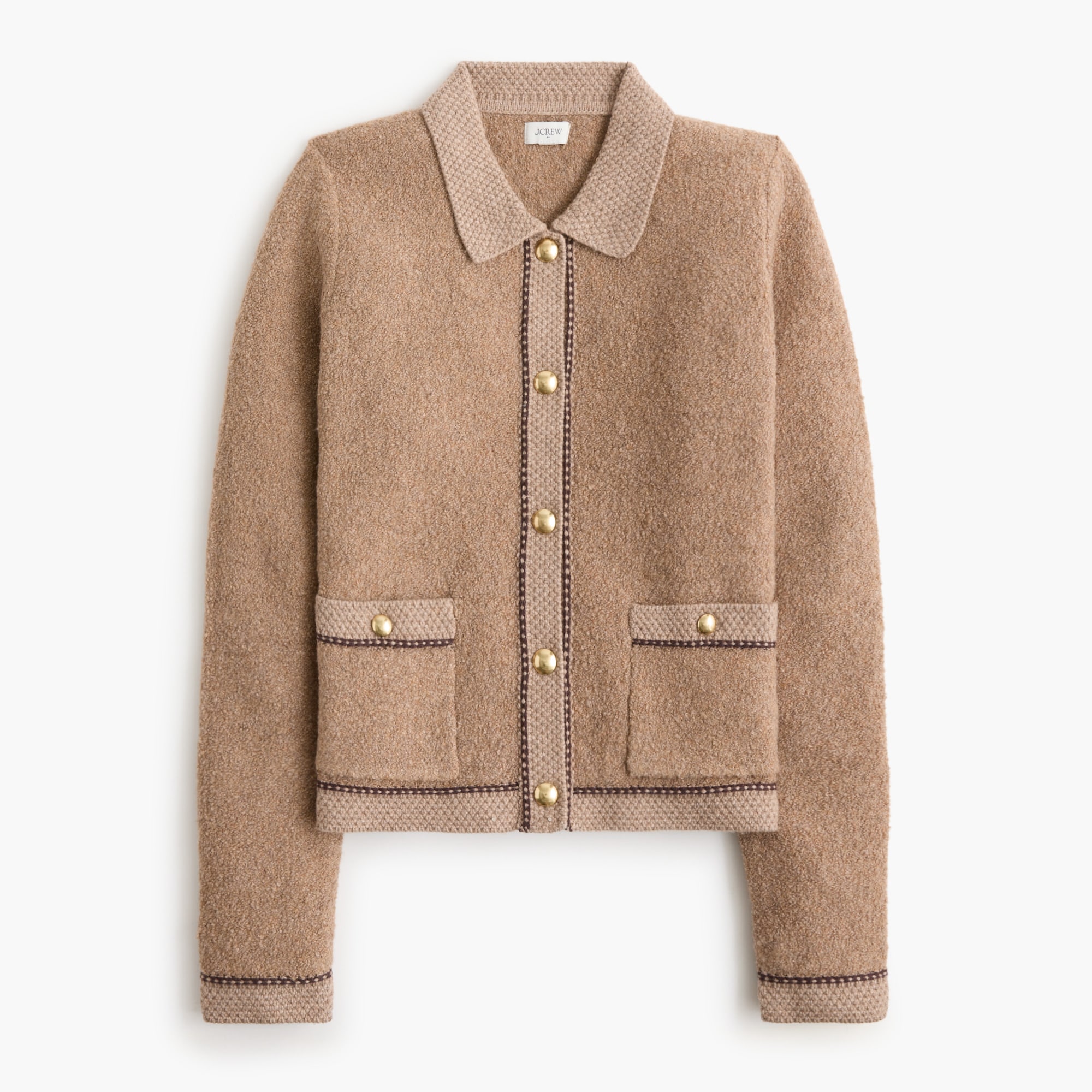 Bouclé lady cardigan sweater