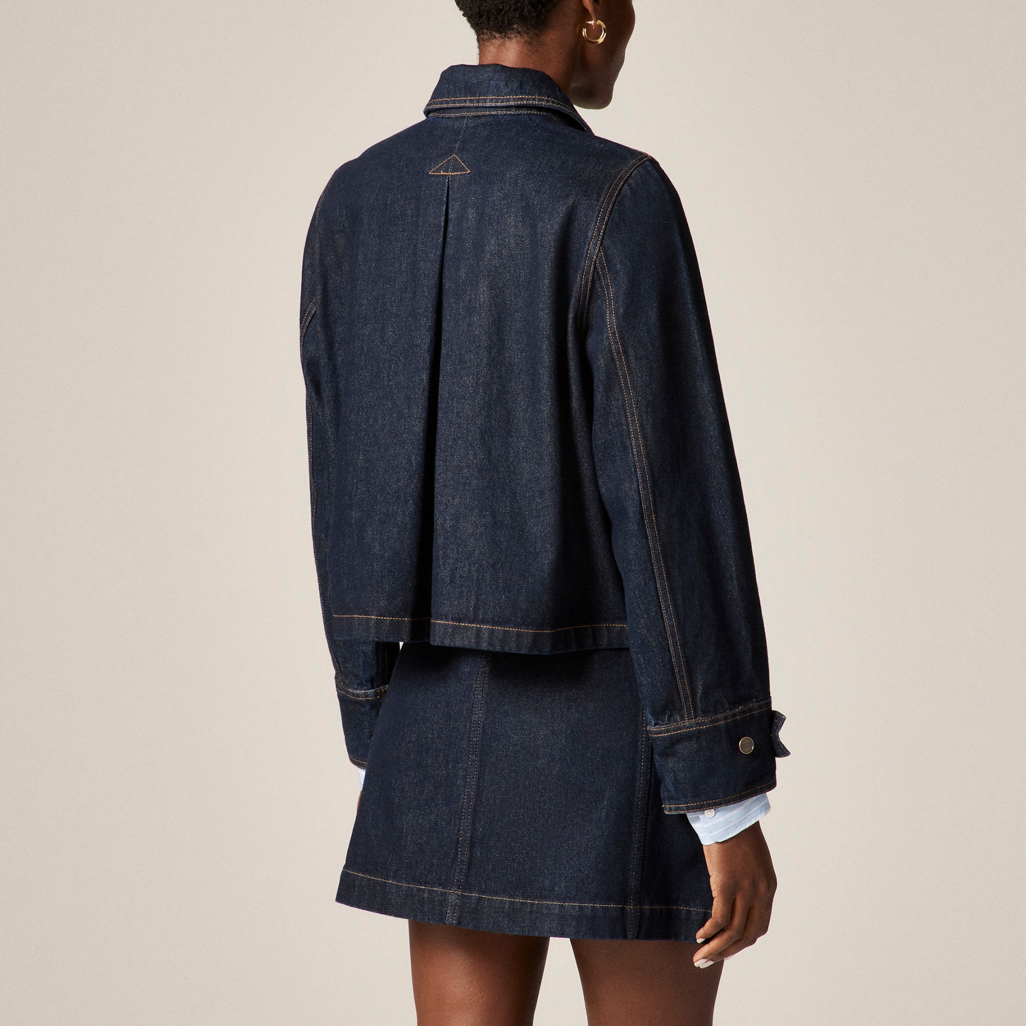 Cropped Barn Jacket&trade; in denim - image 5