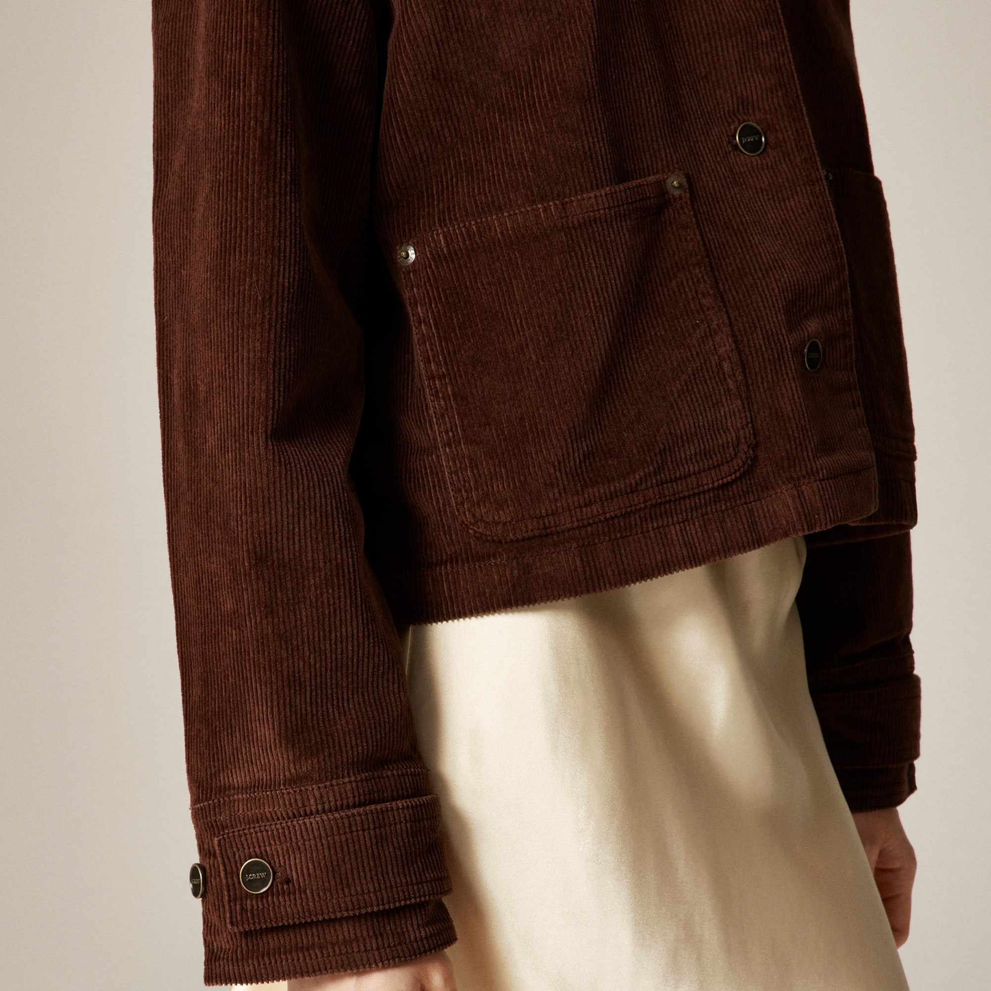 Cropped Barn Jacket™ in corduroy