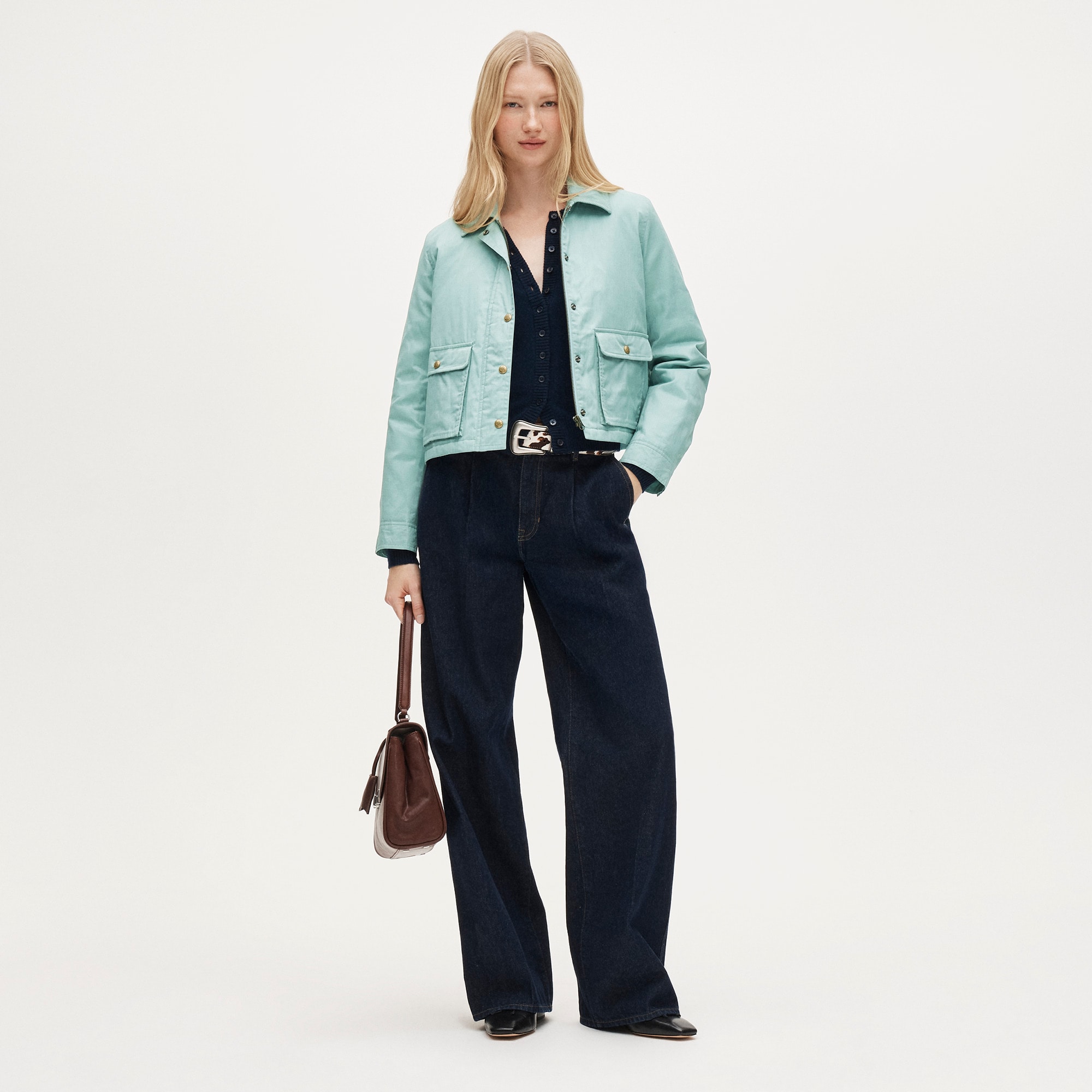 Cropped Barn Jacket™ in ripstop cotton