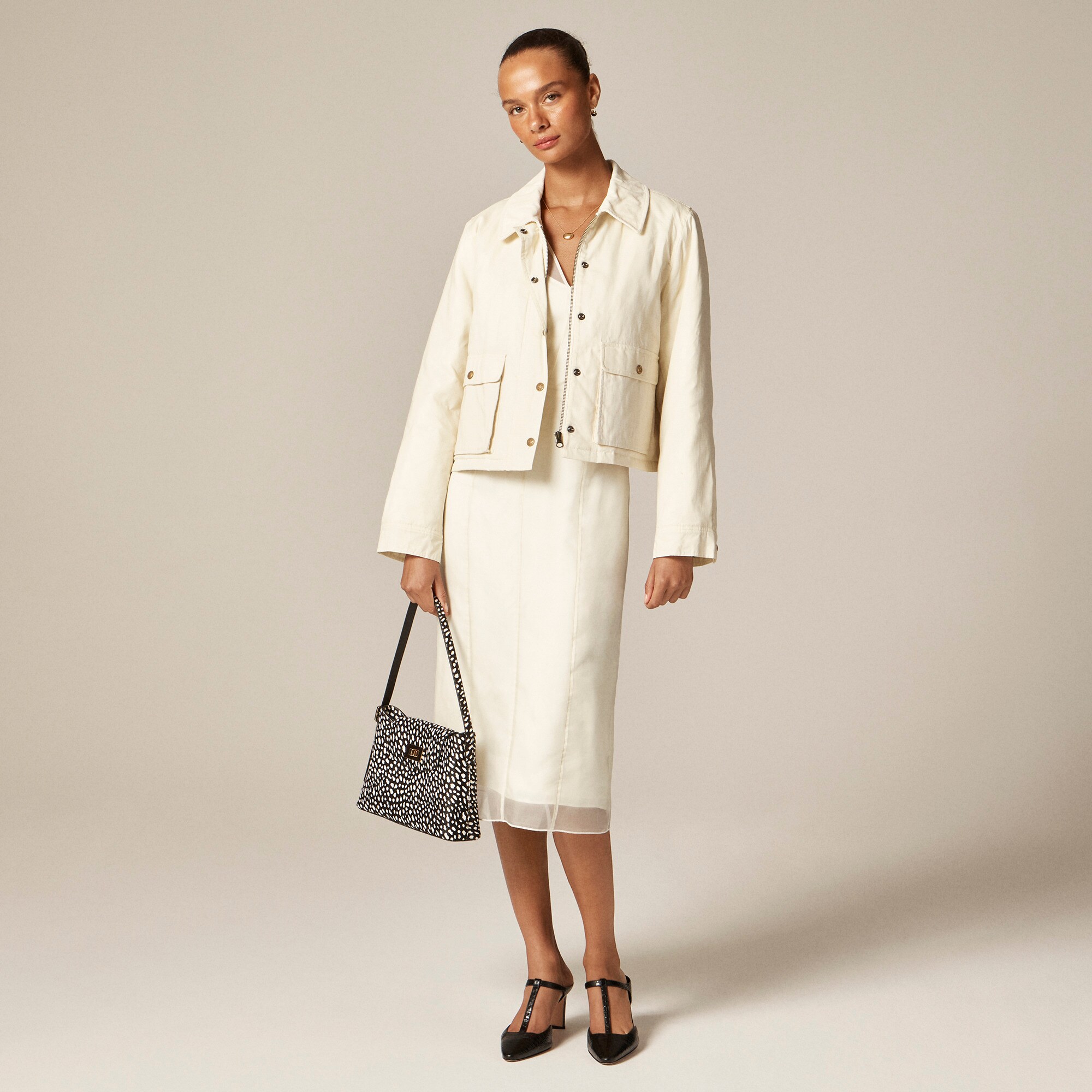 Cropped Barn Jacket™ in ripstop cotton