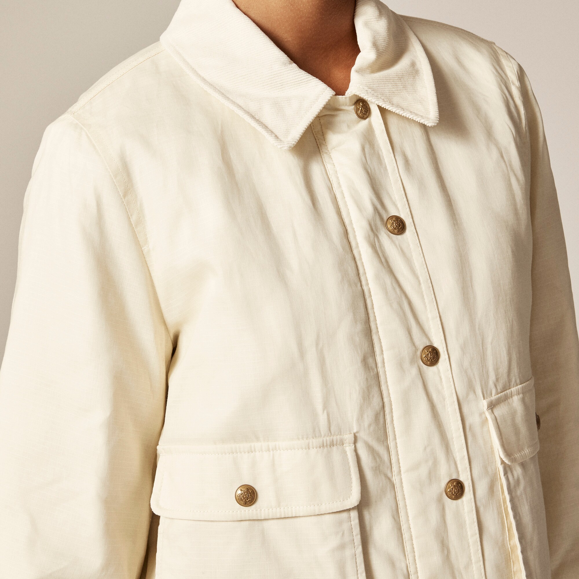 Cropped Barn Jacket™ in ripstop cotton