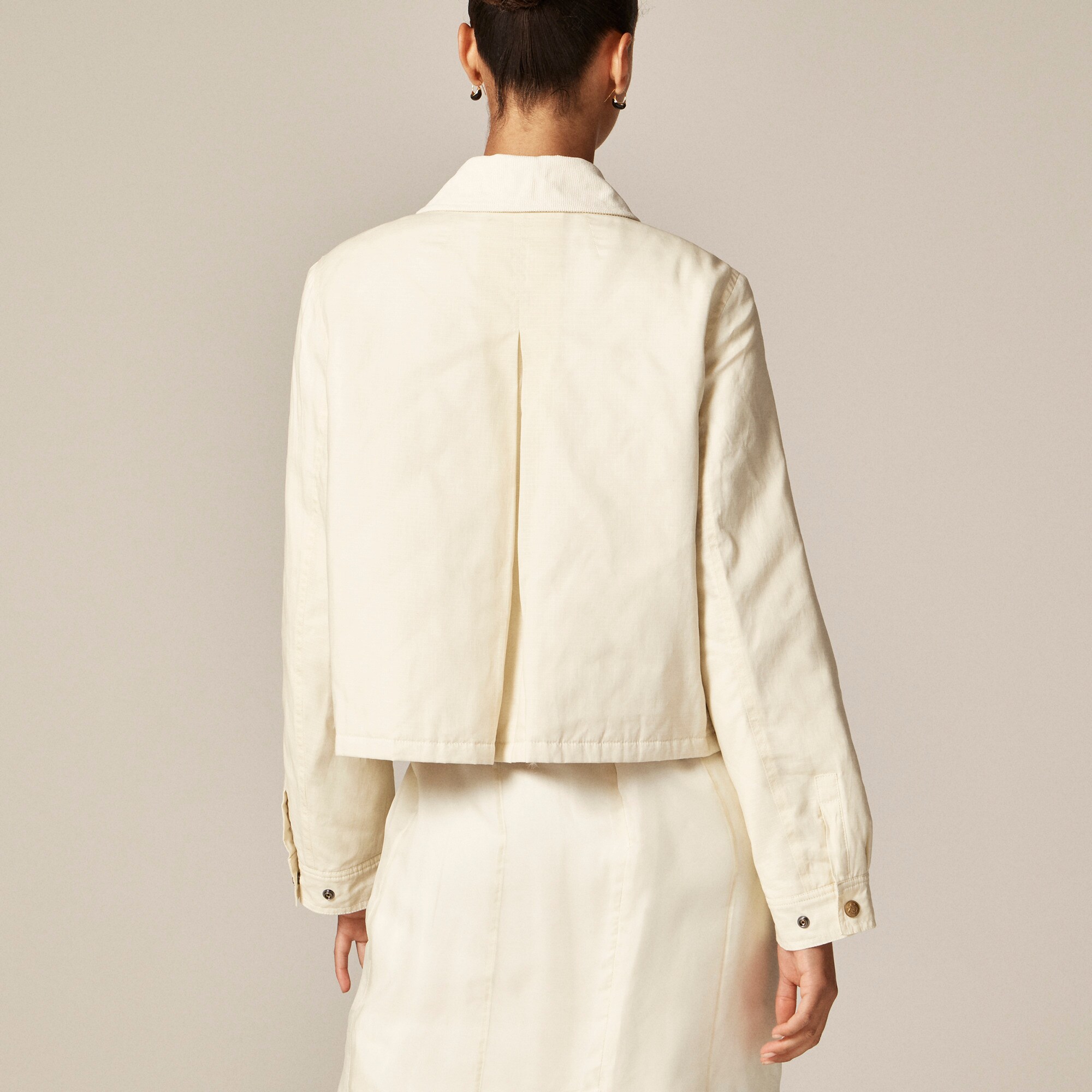 Cropped Barn Jacket™ in ripstop cotton
