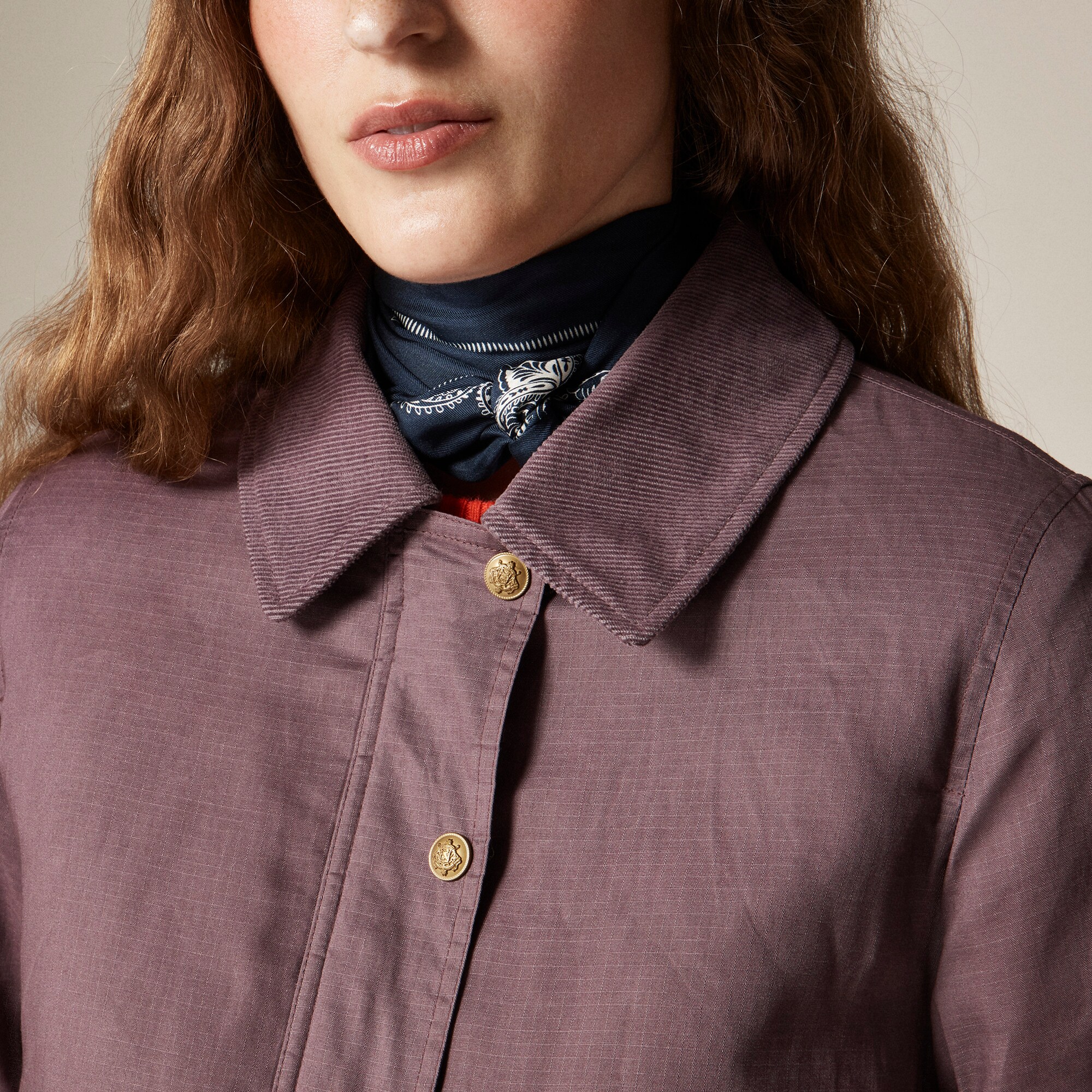 Cropped Barn Jacket™ in ripstop cotton