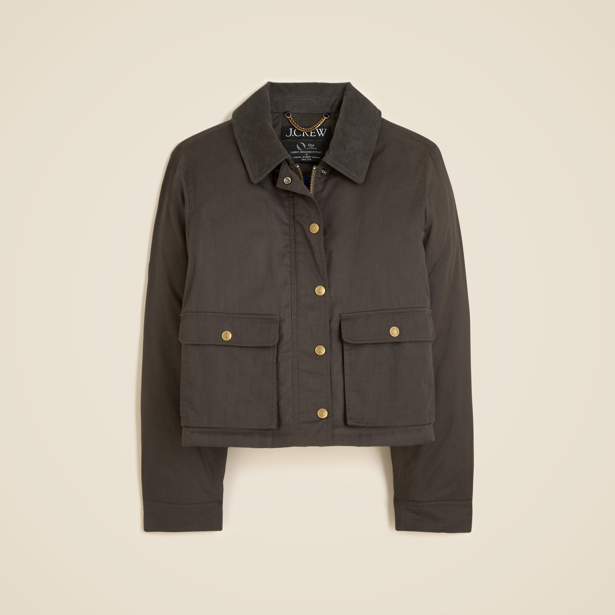 ジャケット・アウター J. CREW cotton car coat 90s Rivington Car Coat In Water-resistant Cotton Twill For Men