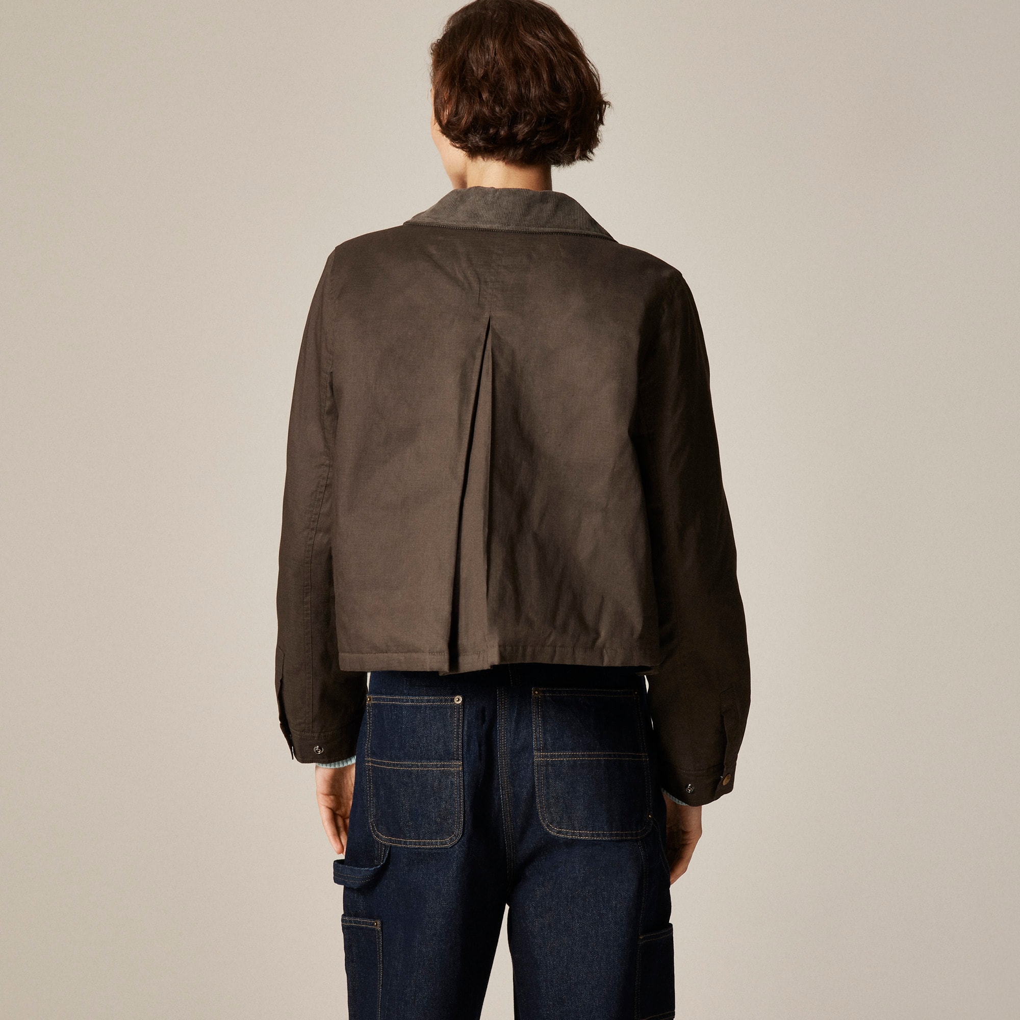 Cropped Barn Jacket™ in ripstop cotton