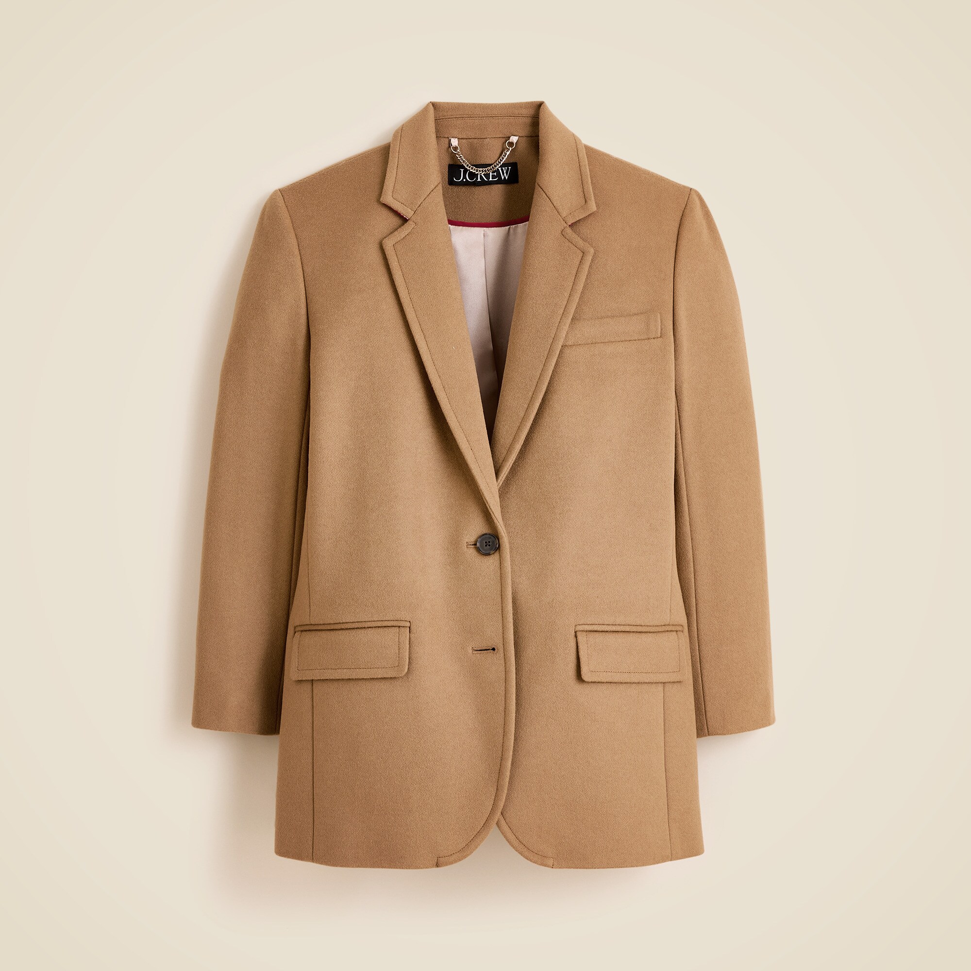 Gamine blazer-coat in wool blend