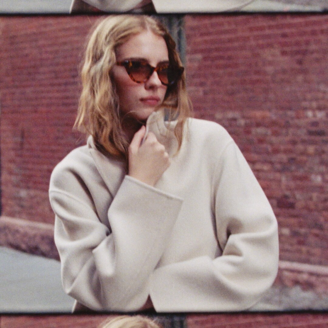 Chiara topcoat in Italian double face