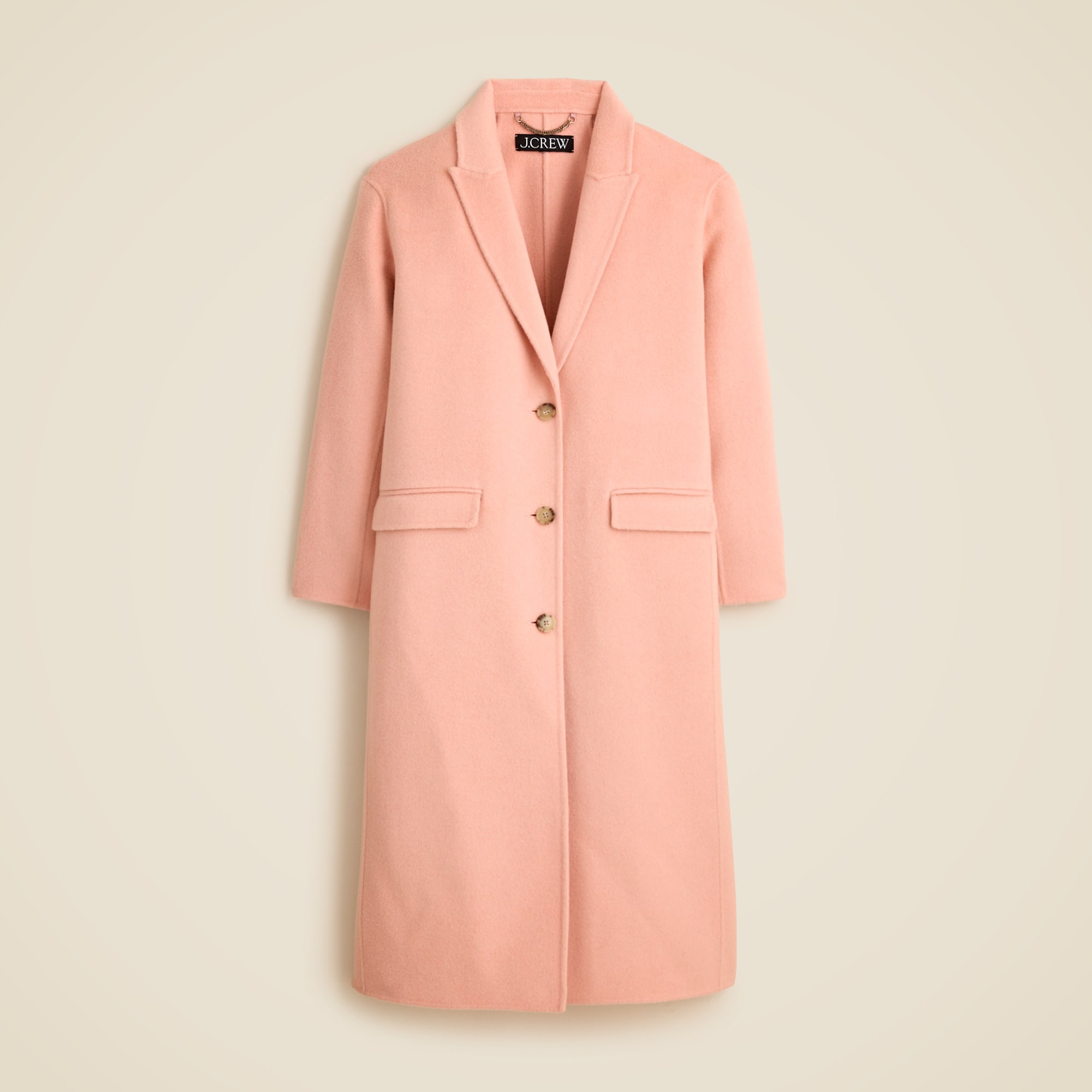 womens Chiara topcoat in double face