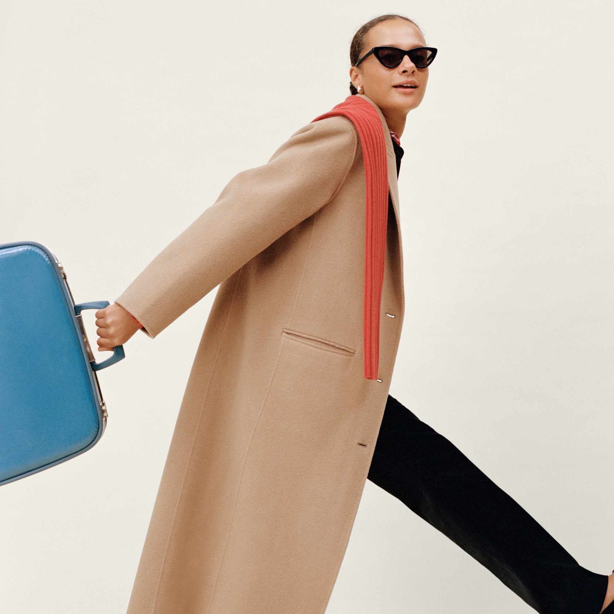 Chiara topcoat in Italian double face