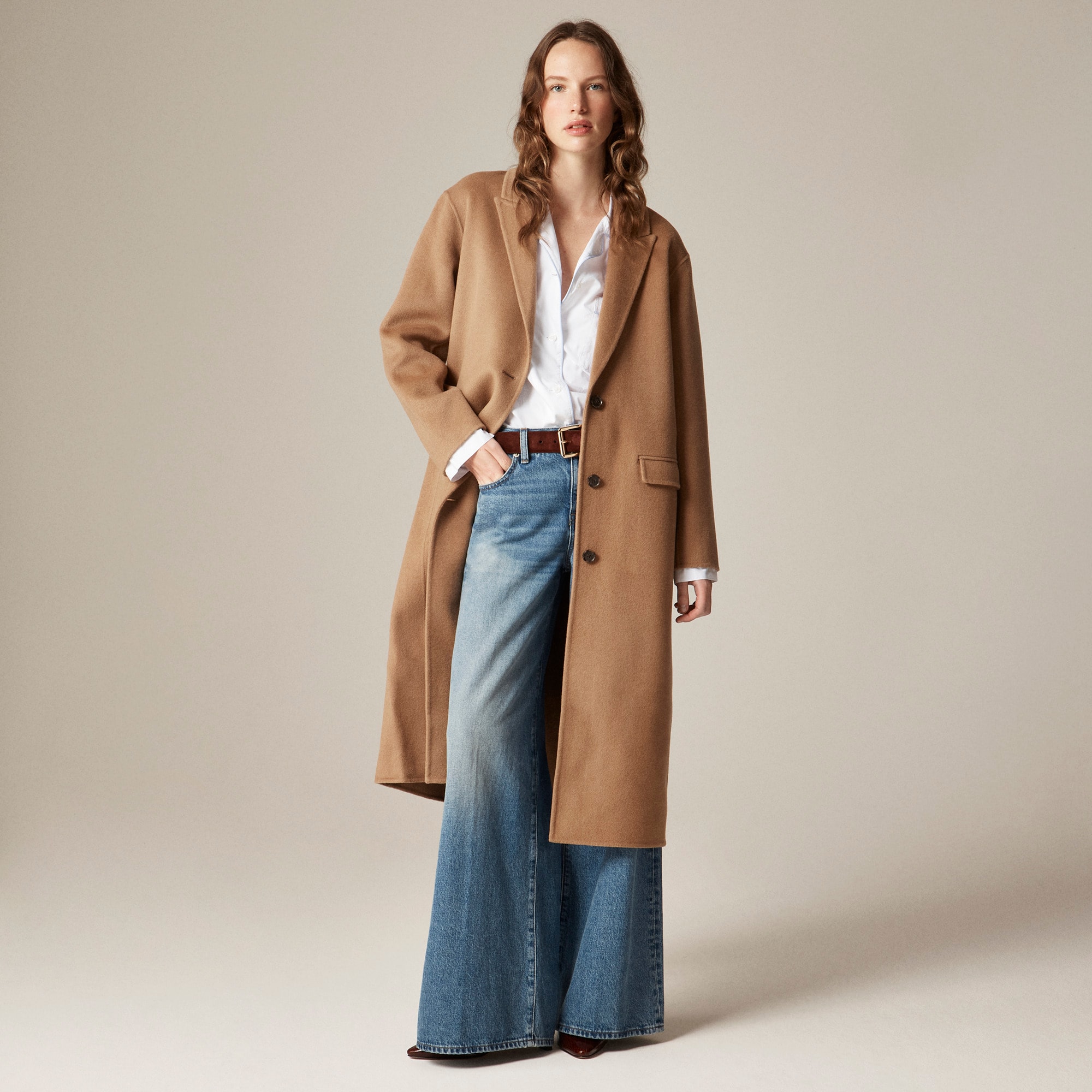 Petite Chiara topcoat in Italian double face - Other