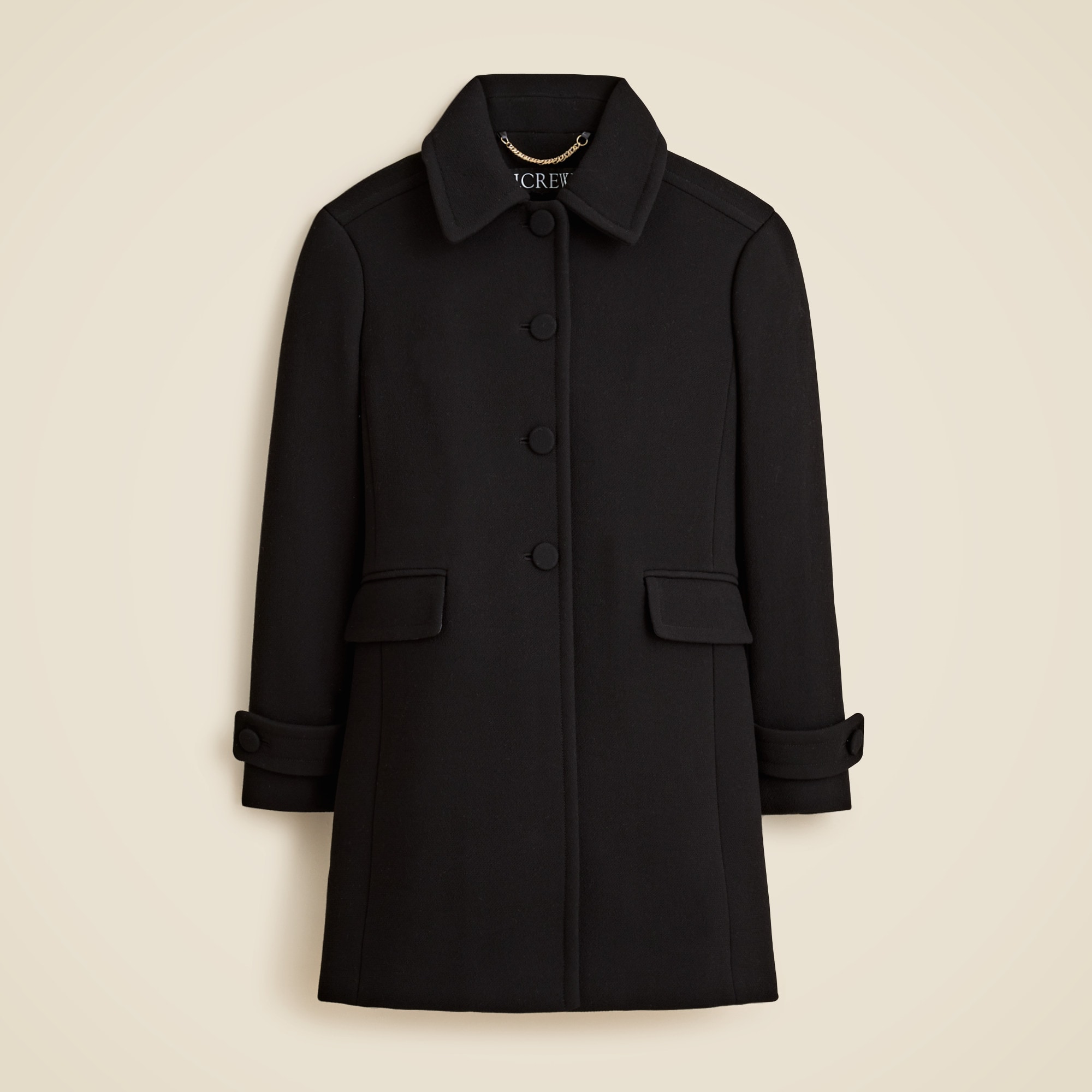 Salon coat in Italian double-cloth