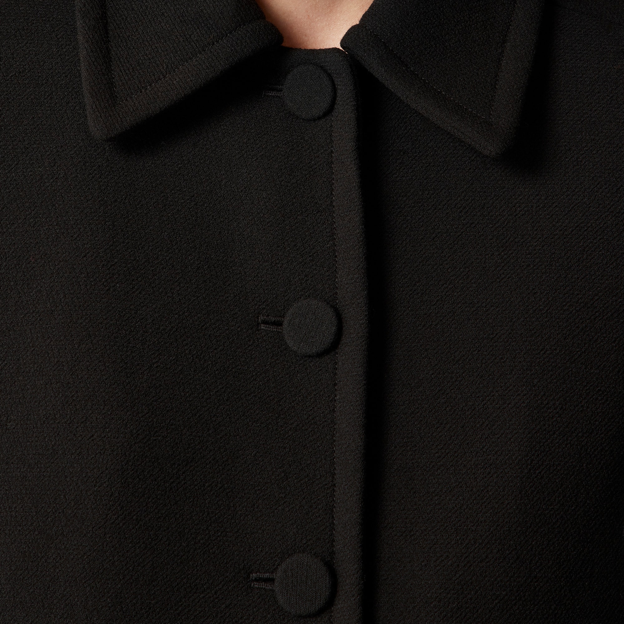 Salon coat in Italian double-cloth