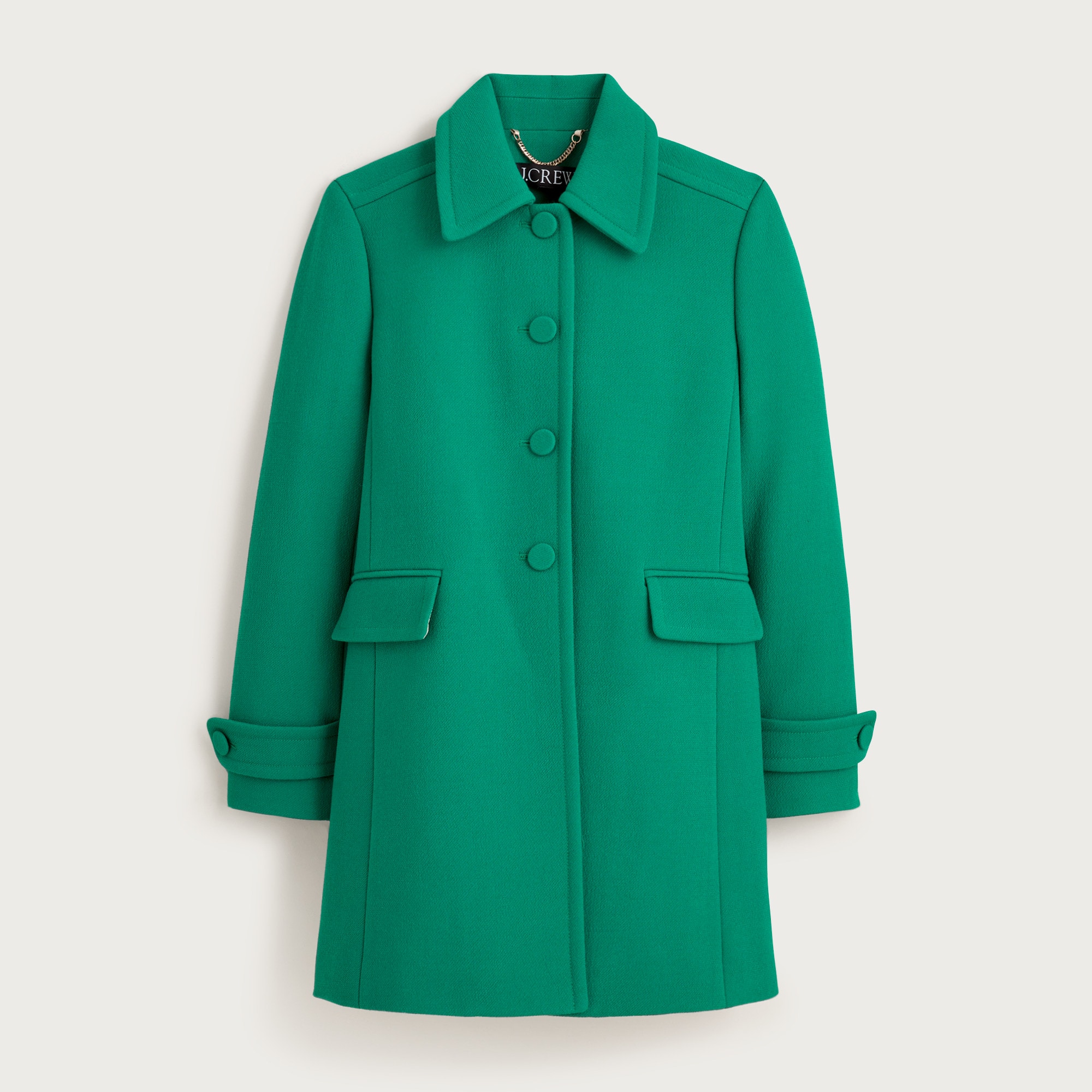 Salon Coat In Italian Double-cloth For Women | J.Crew