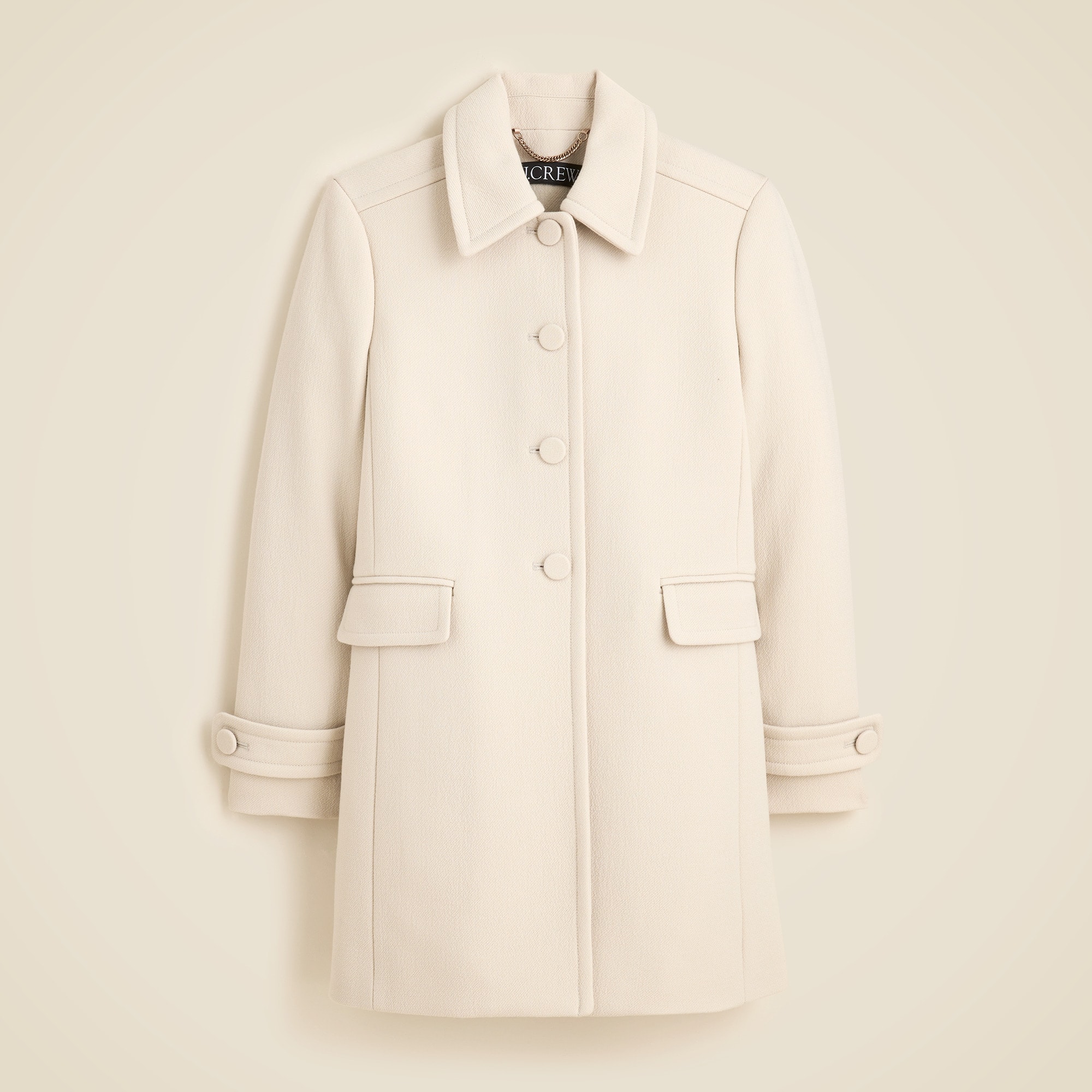 Salon coat in Italian double-cloth