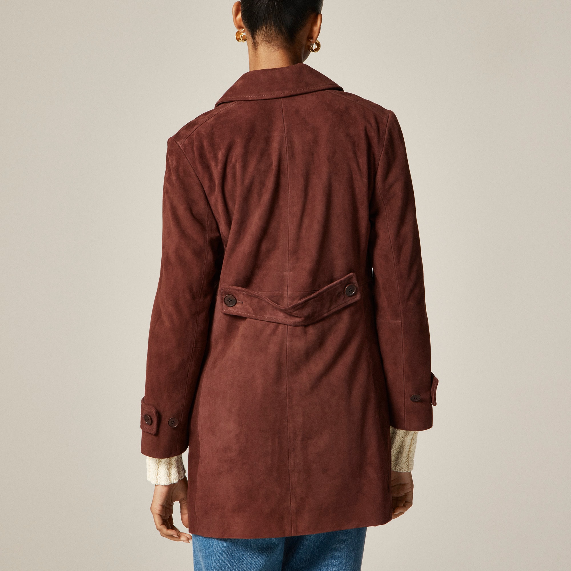 Collection Salon coat in suede - image 4