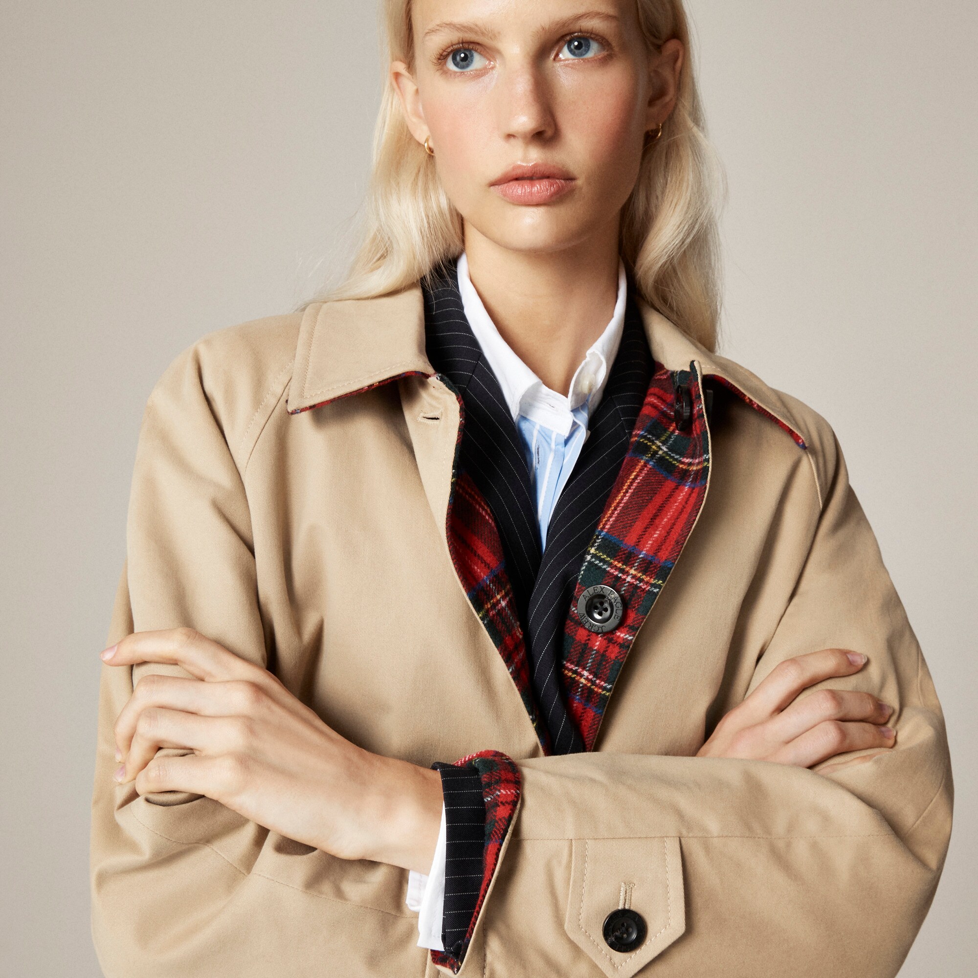 Alex Eagle X J.Crew reversible trench coat - image 3