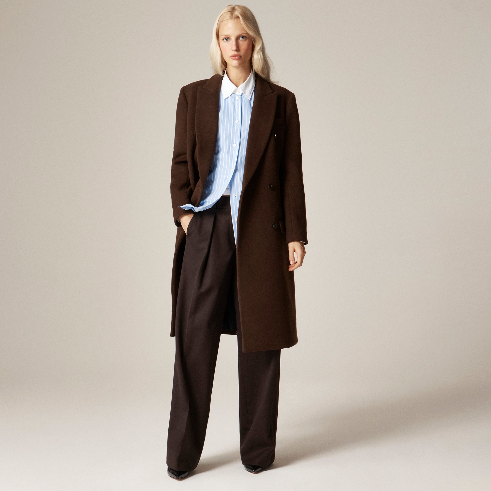 womens Alex Eagle X J.Crew overcoat