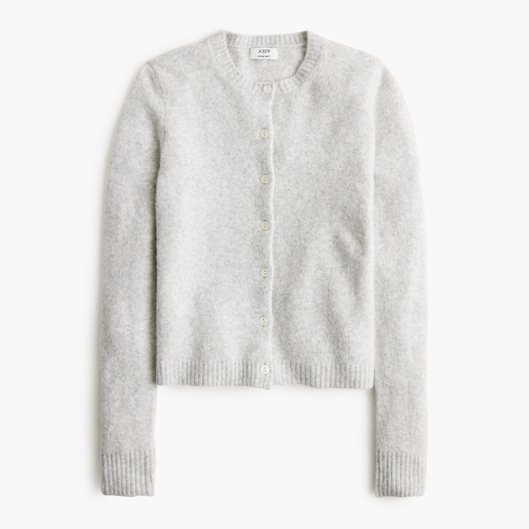 Cardigan sweater in extra-soft yarn