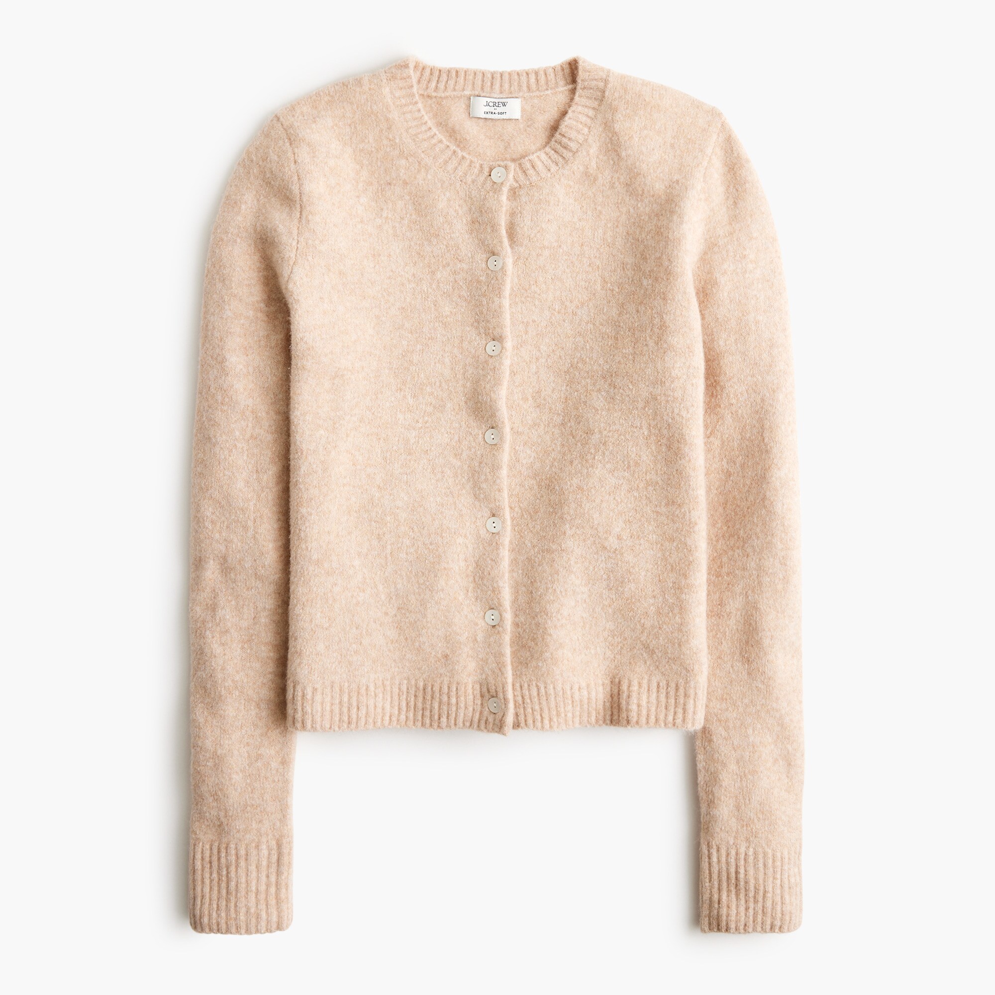 Cardigan sweater in extra-soft yarn