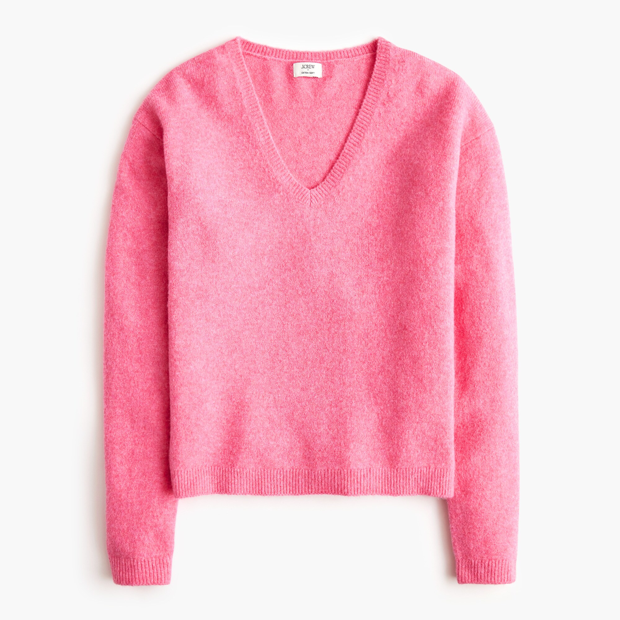 V-neck sweater in extra-soft yarn