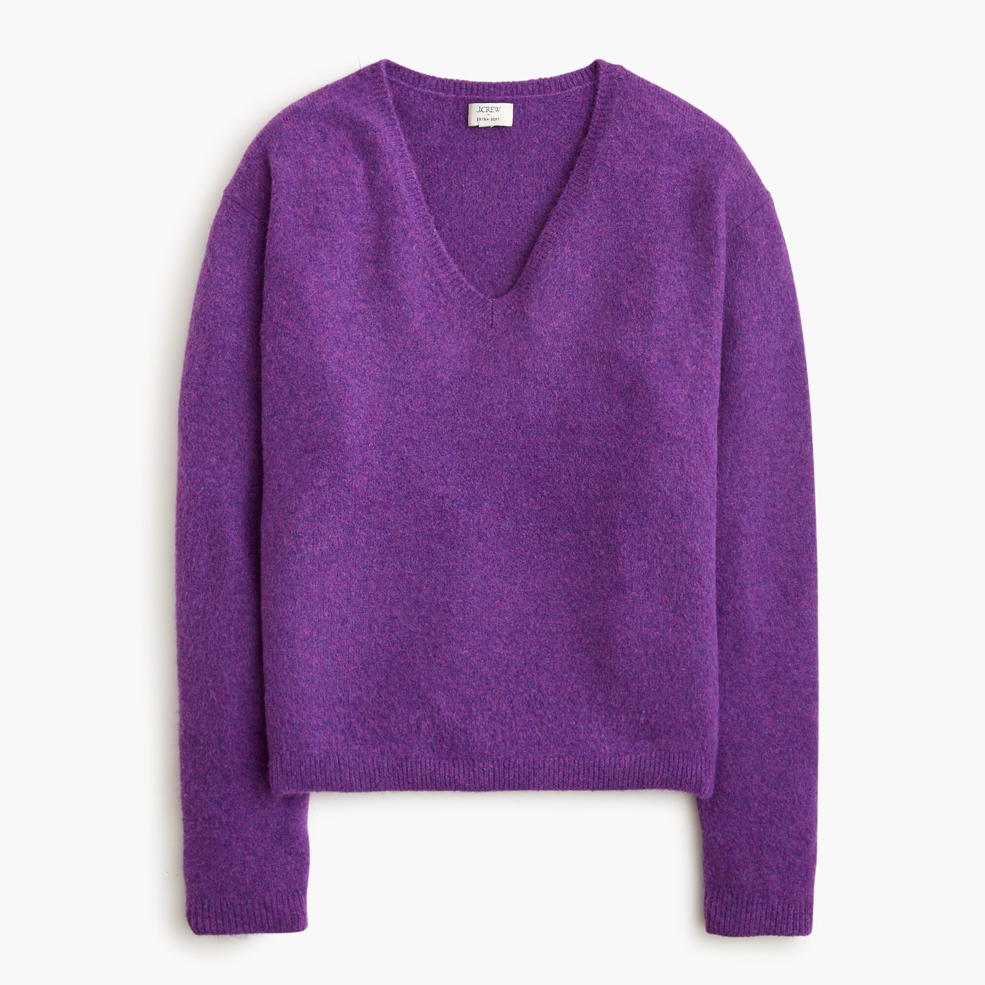  V-neck sweater in extra-soft yarn