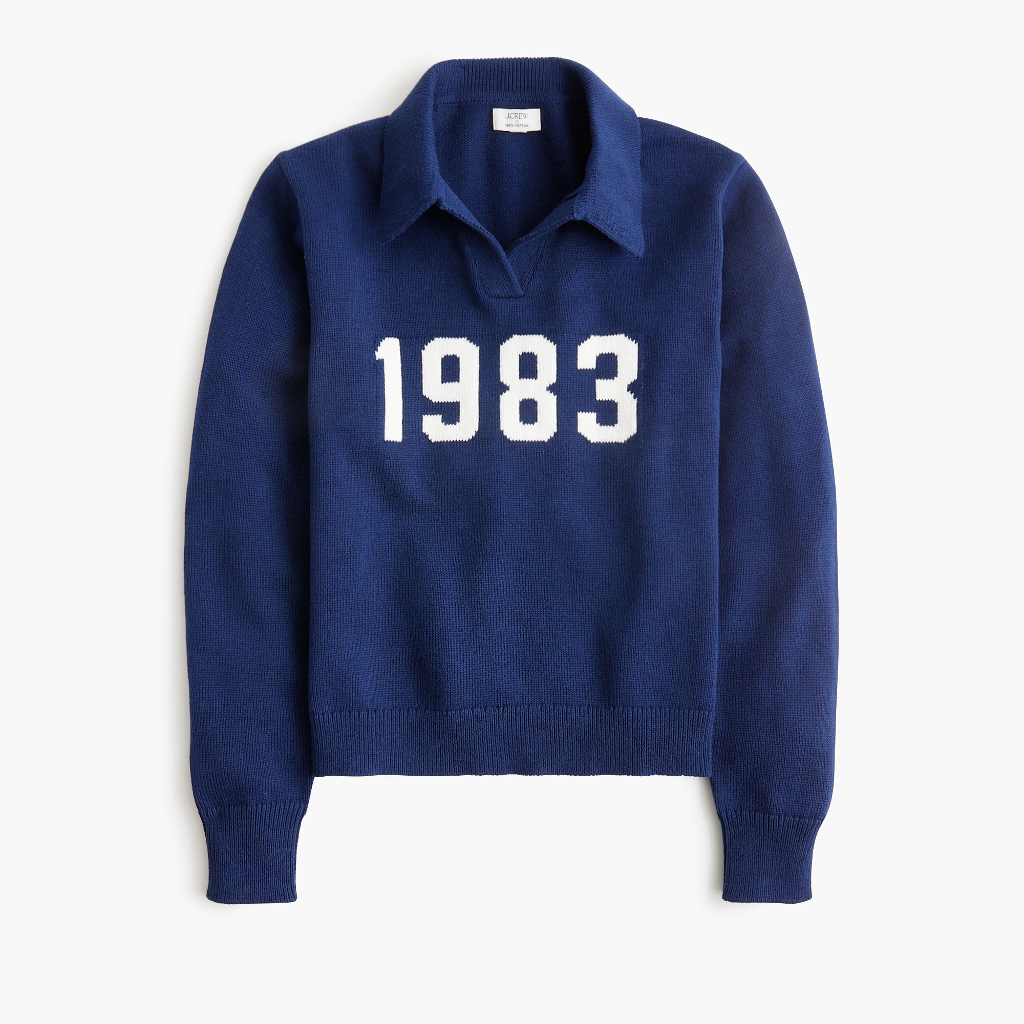 "1983" sweater-polo