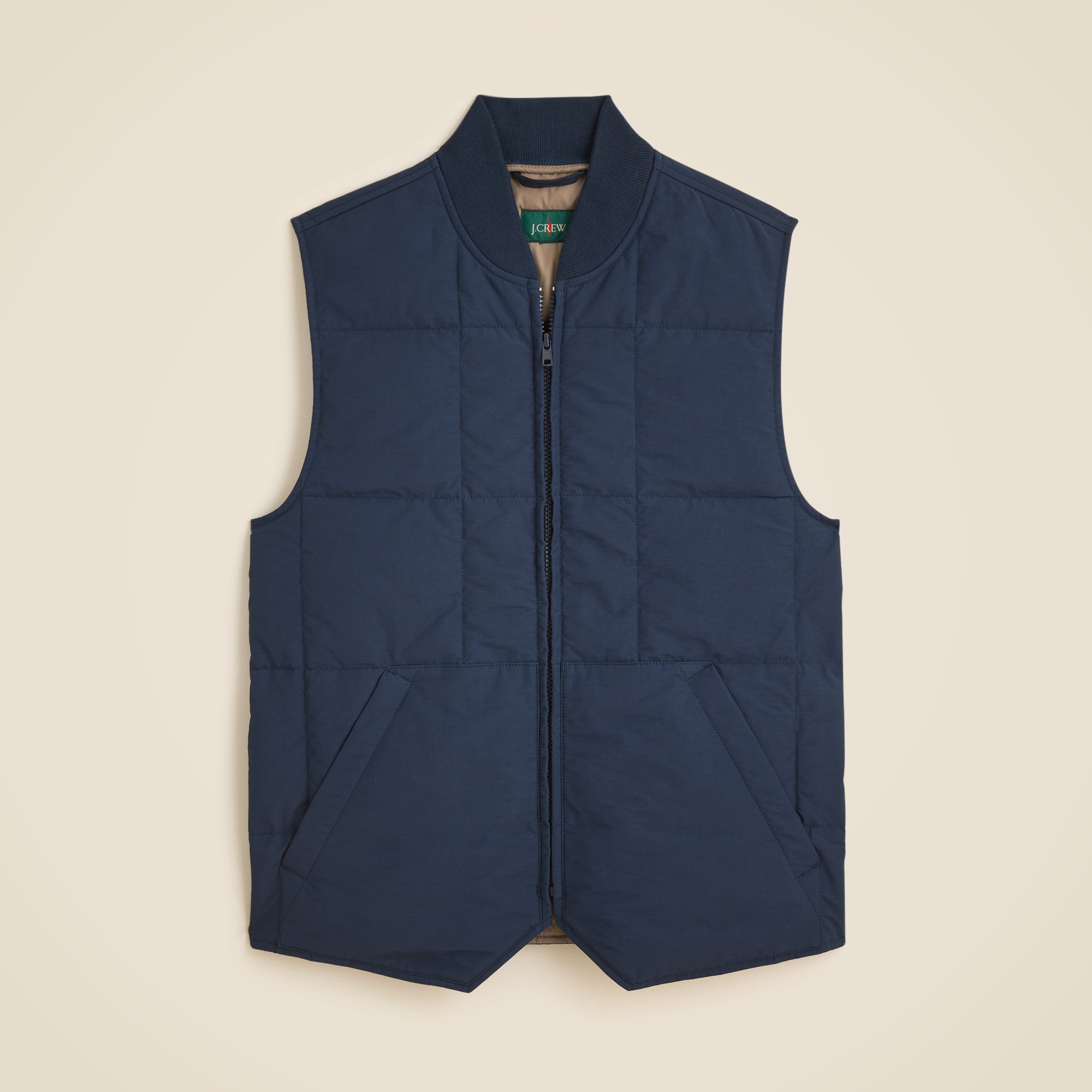 Box-quilt insulated vest with PrimaLoft®