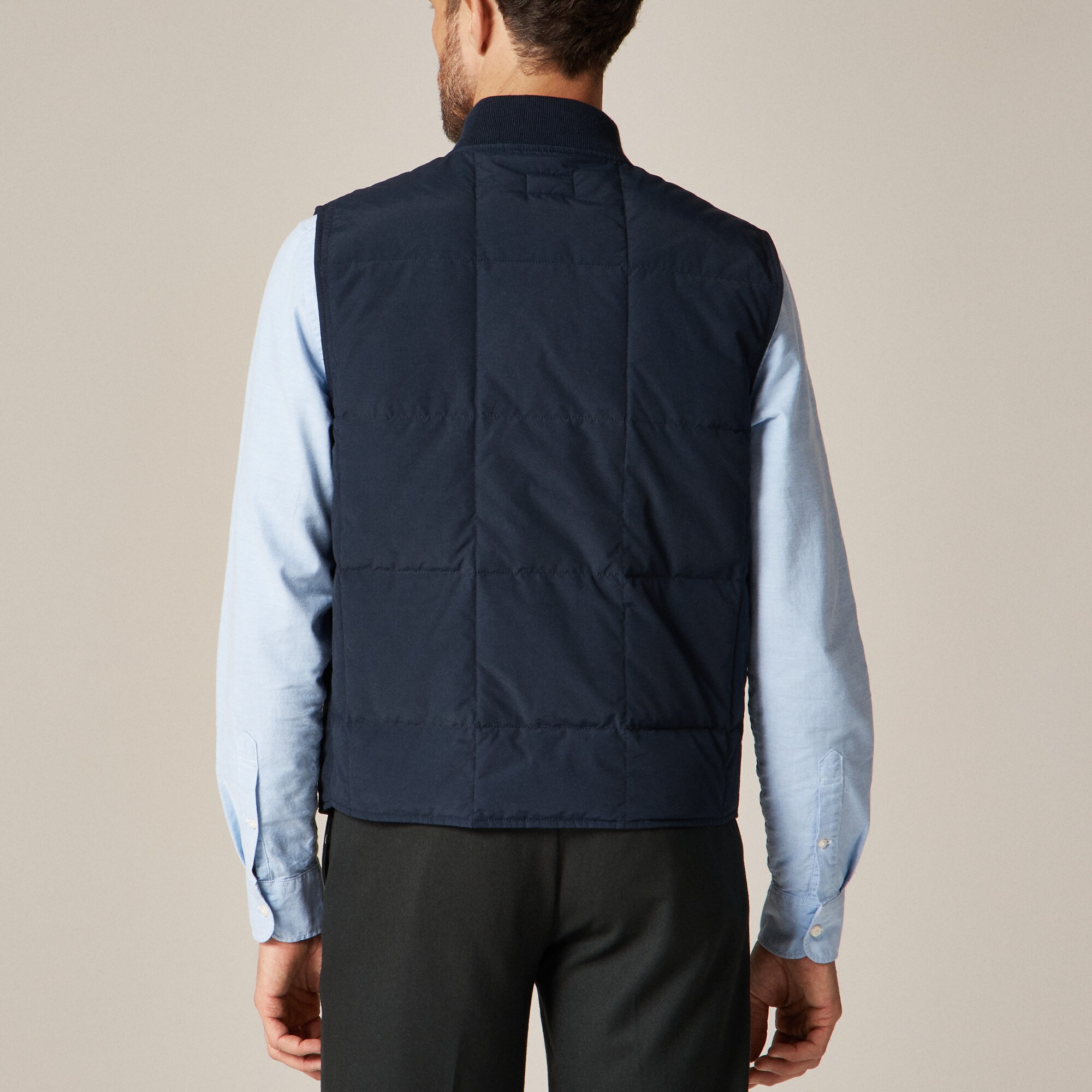 Box-quilt insulated vest with PrimaLoft®