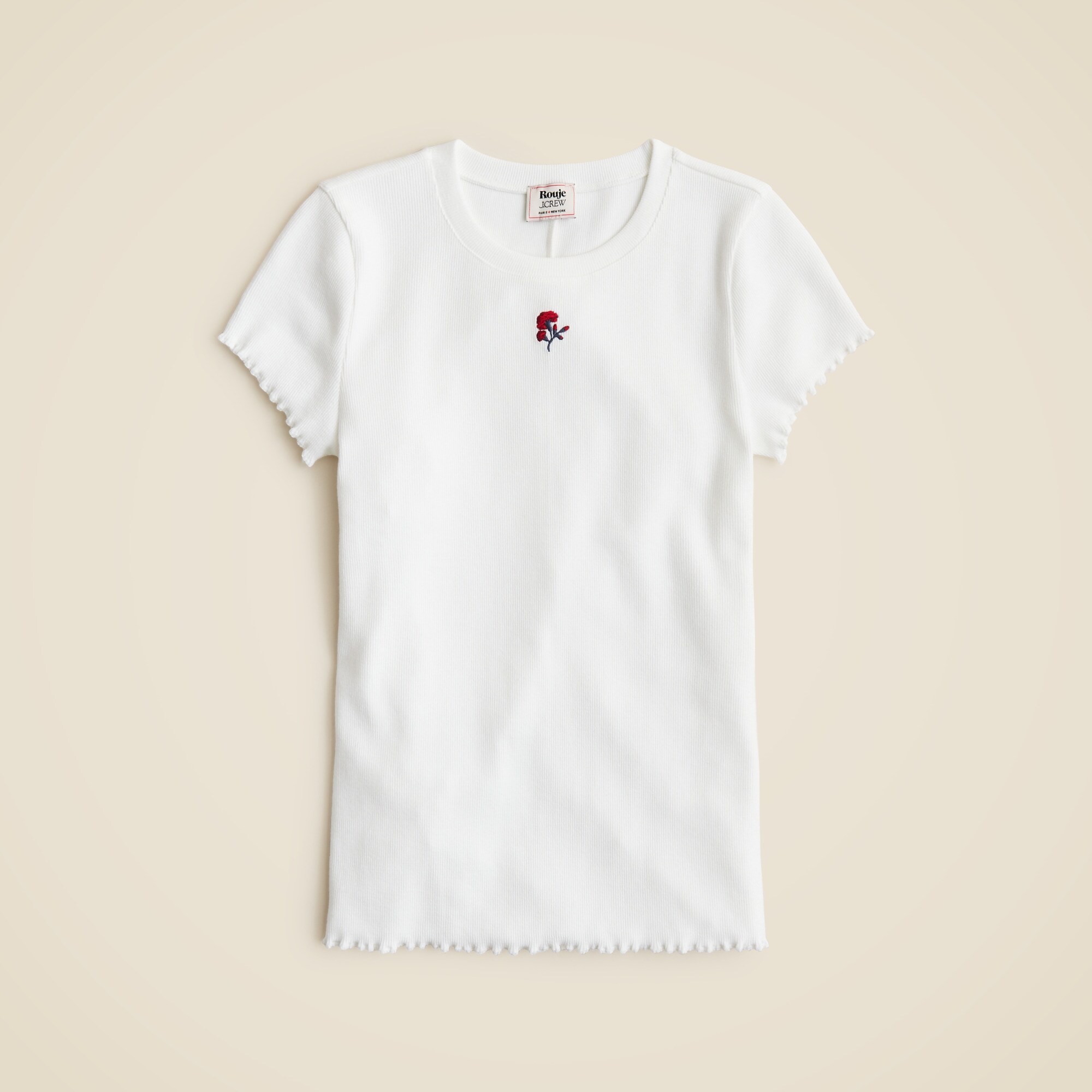 iena✴︎rouje Tシャツ Rouje X J.Crew Fleur T-shirt For Women | J.Crew