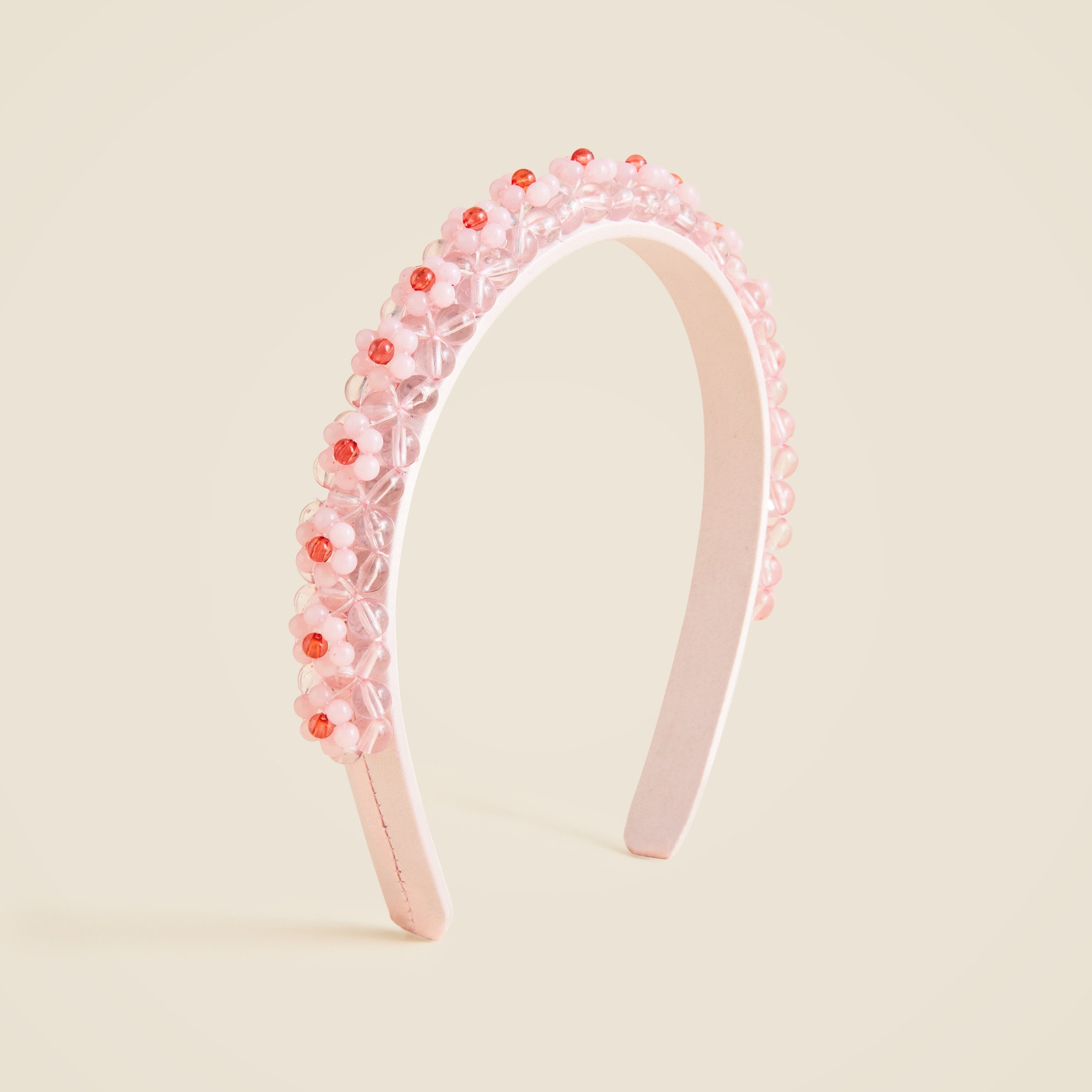 girls Girls' chunky beaded flower headband