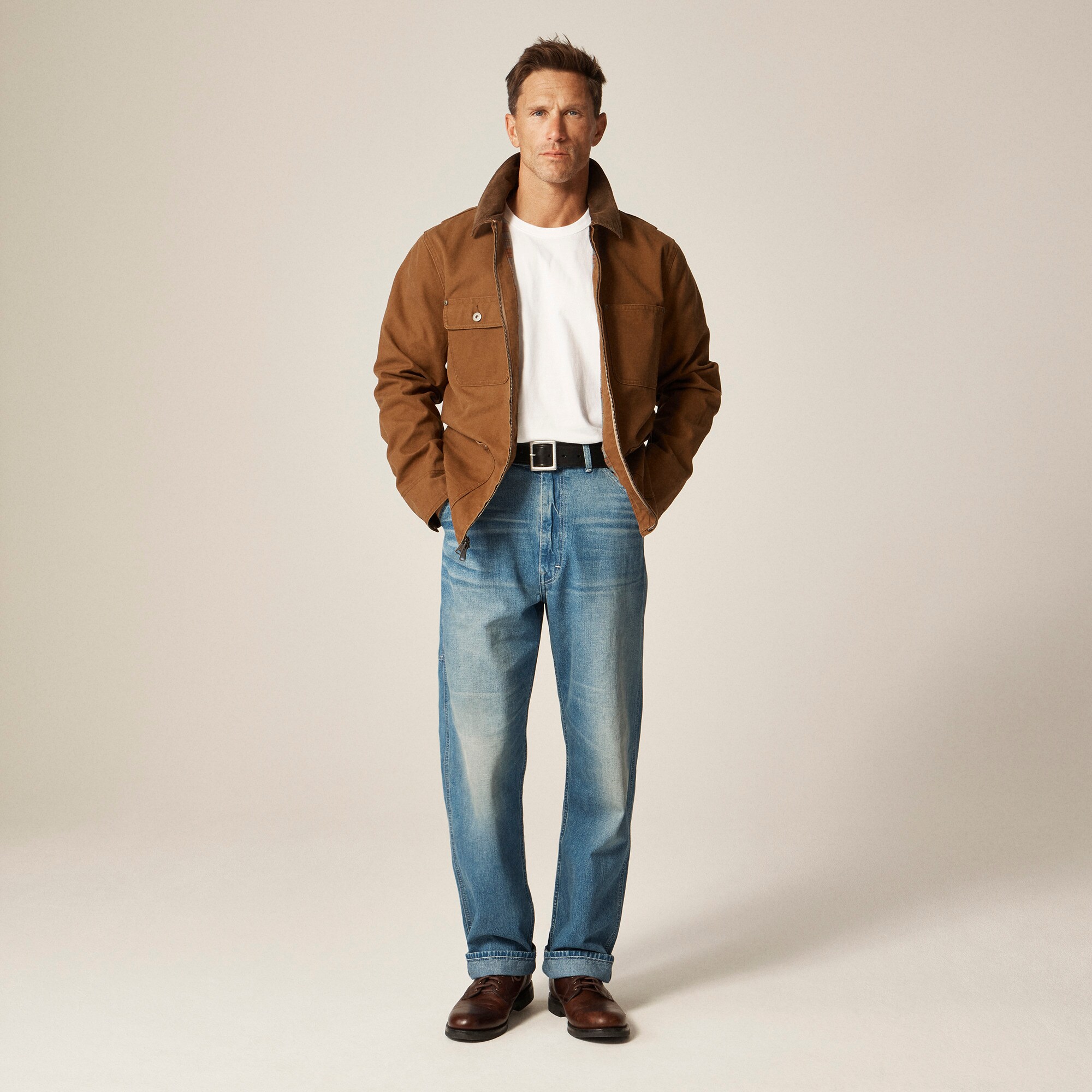 Wallace & Barnes carpenter jean in Japanese denim