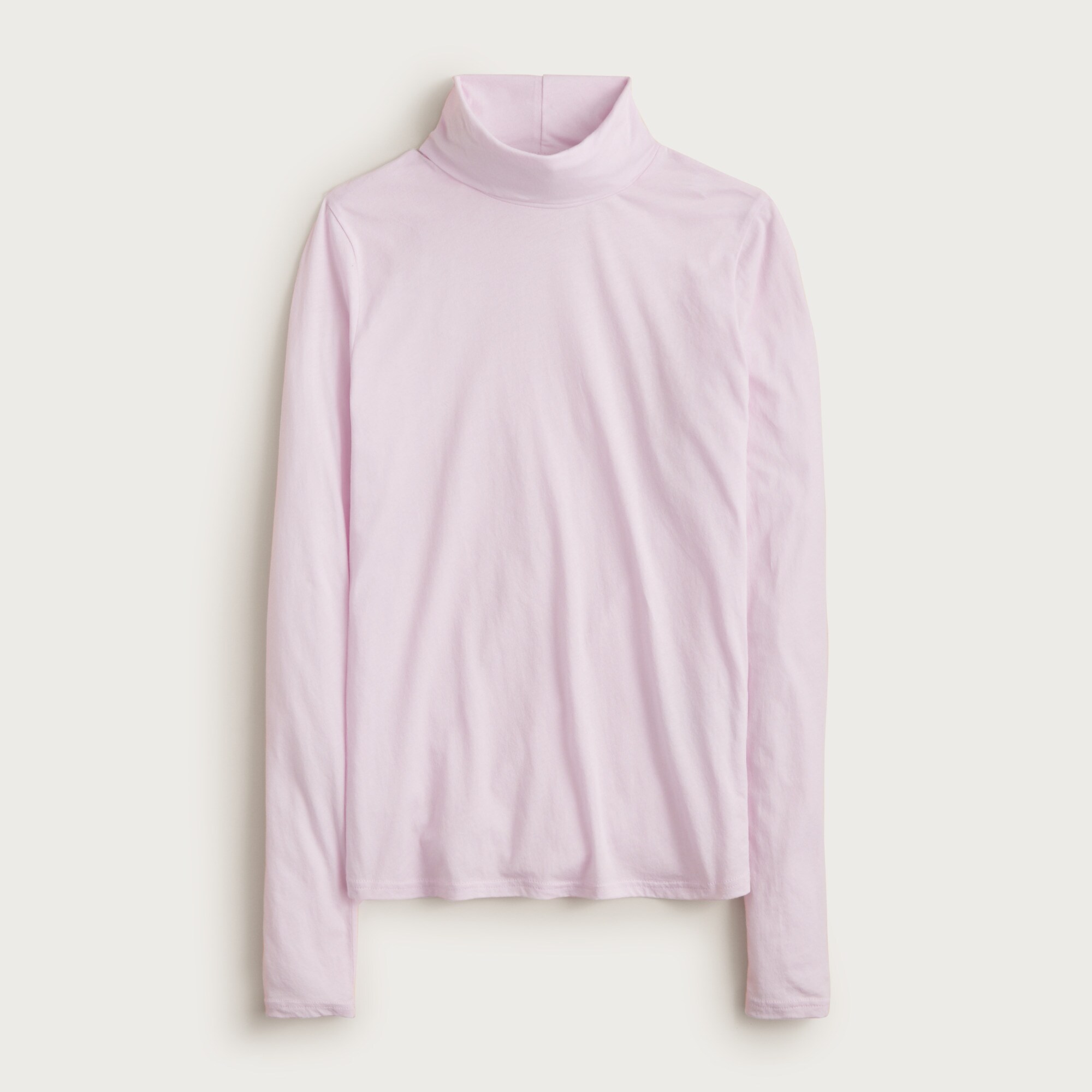 New feather jersey turtleneck