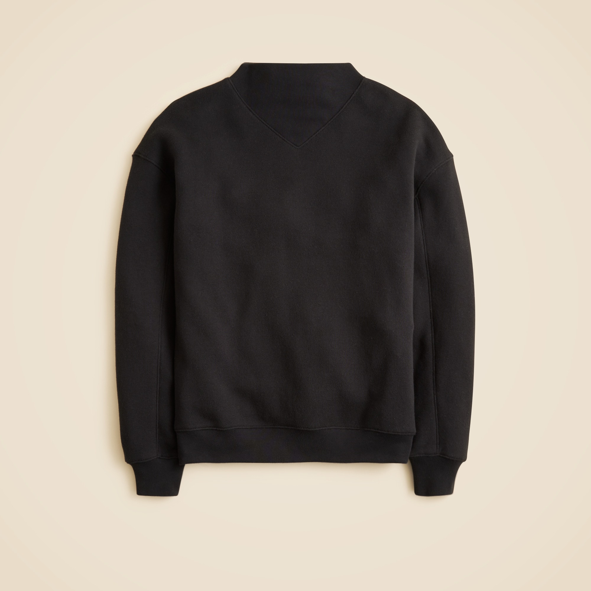 Heritage Terry Mockneck Sweatshirt For Women | J.Crew
