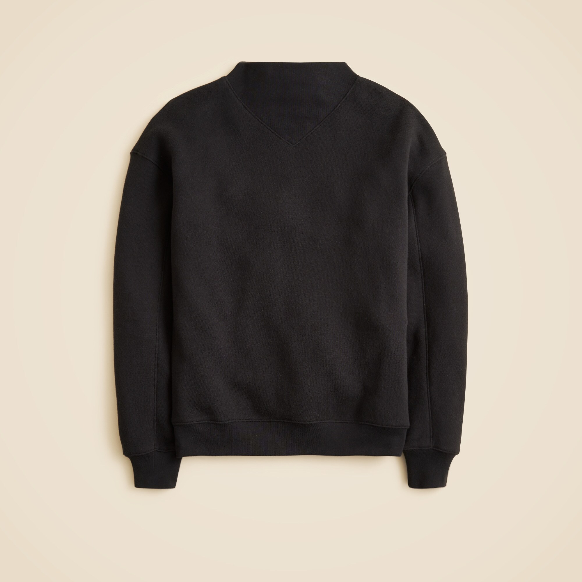 New feather jersey turtleneck