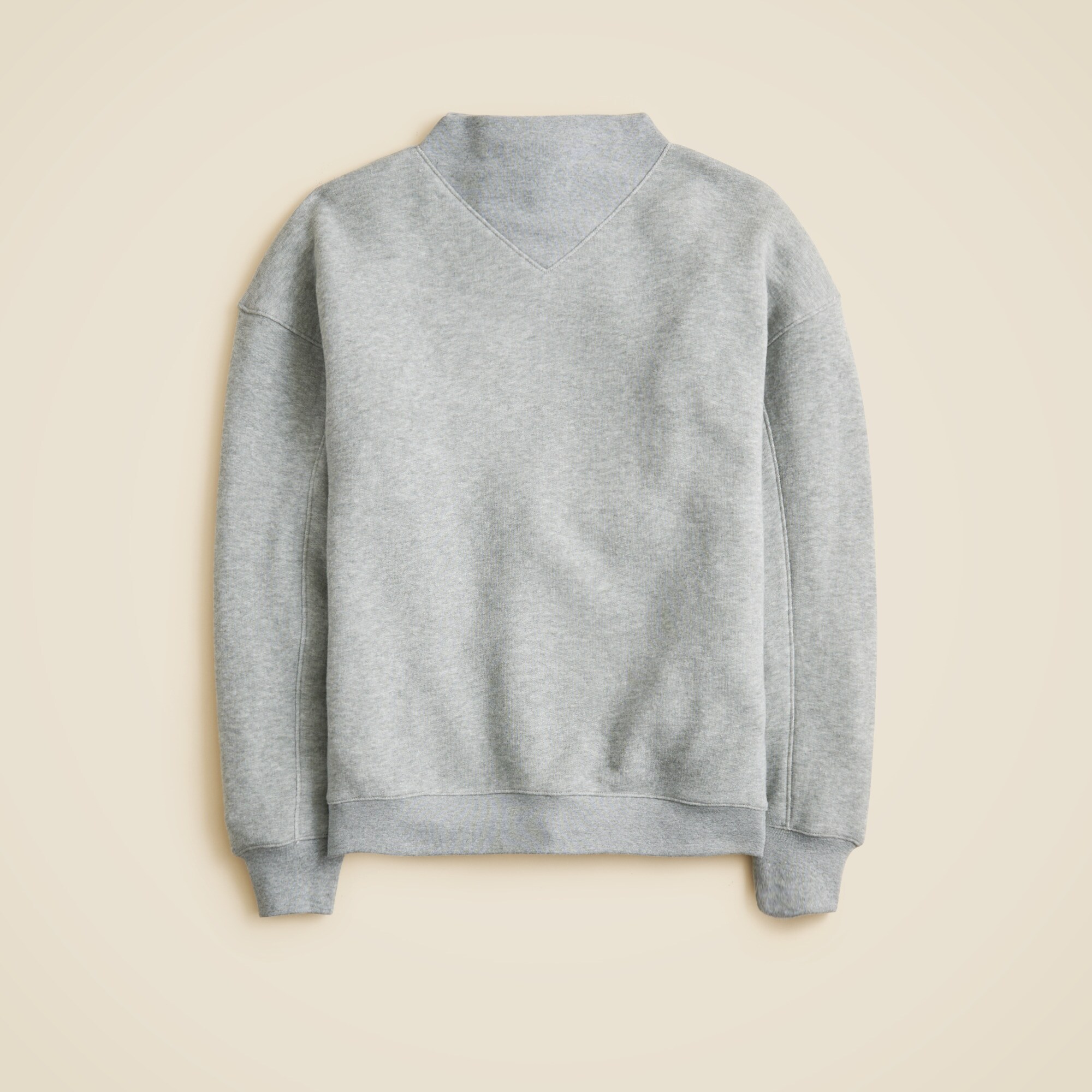 Heritage terry mockneck sweatshirt