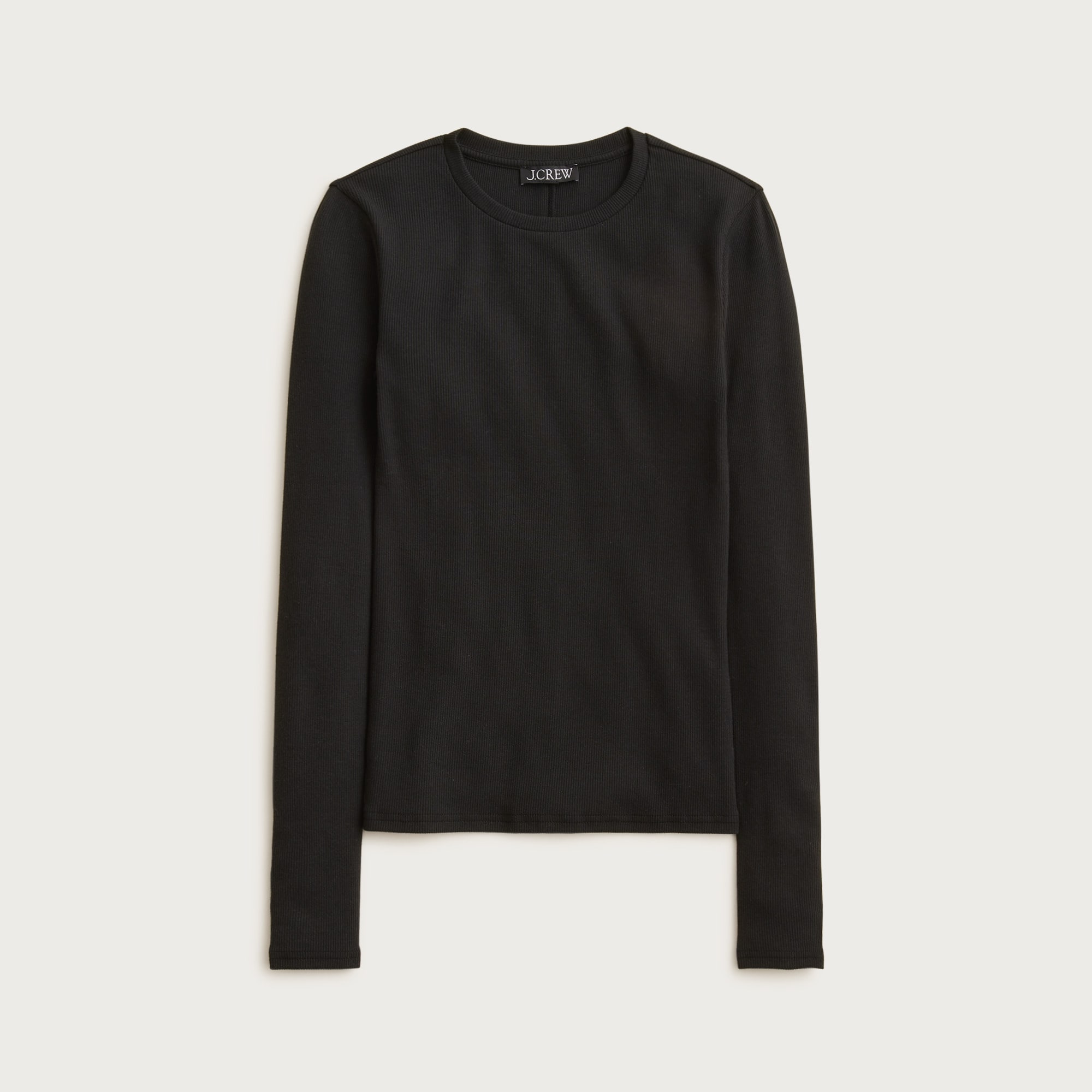Perfect Rib Long-sleeve T-shirt For Women | J.Crew