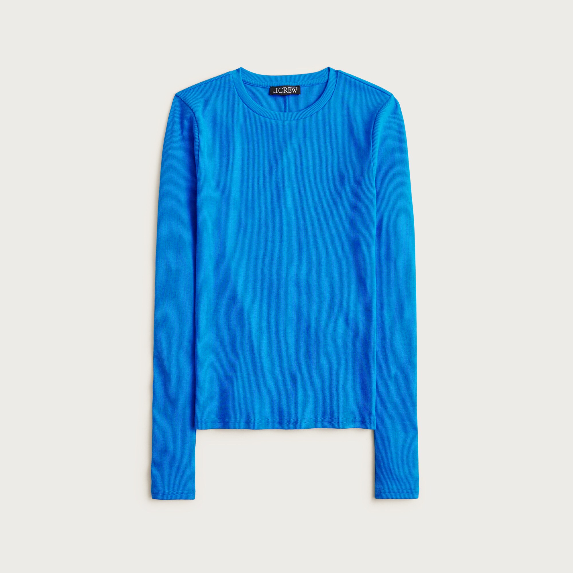  Perfect rib long-sleeve T-shirt