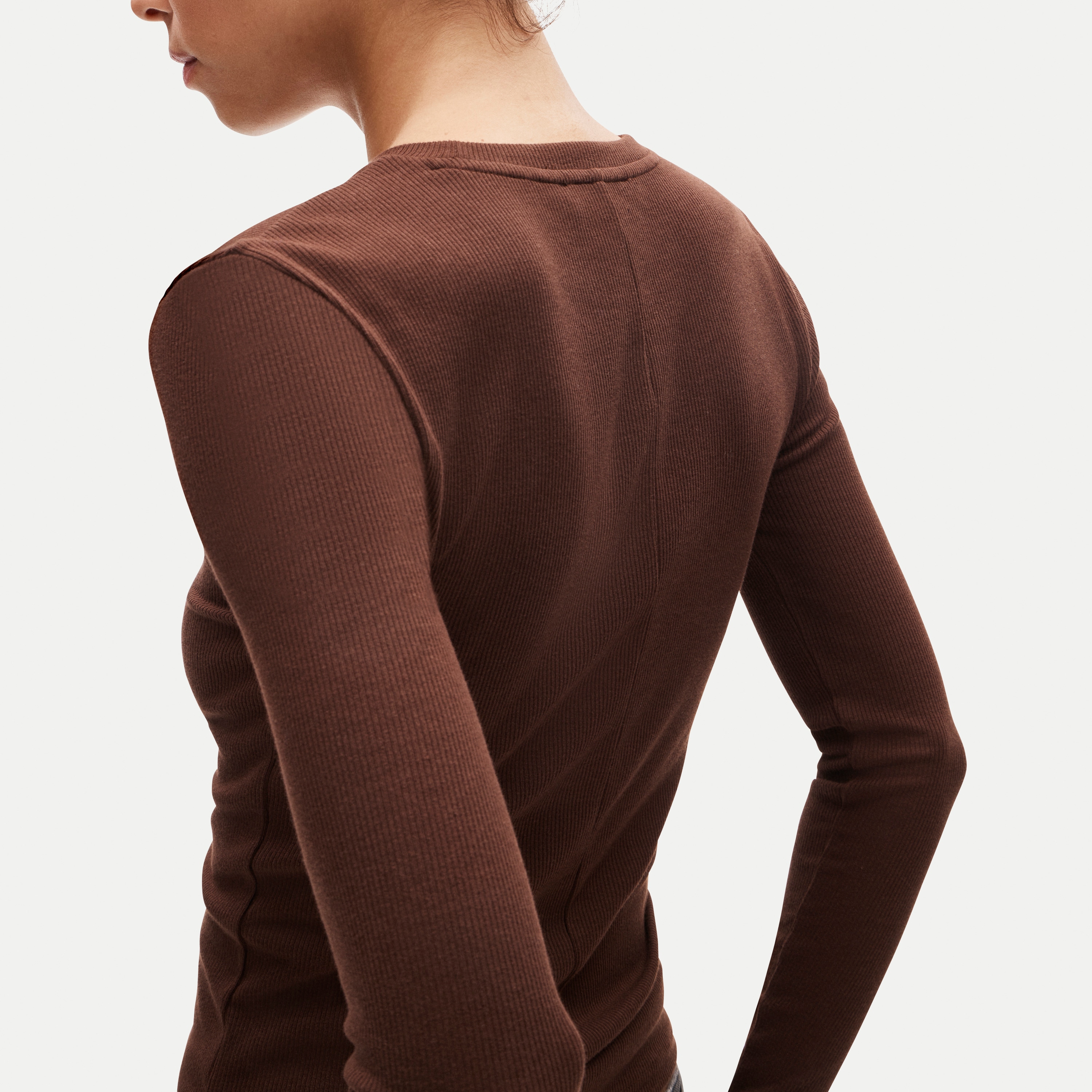 Perfect rib long-sleeve T-shirt