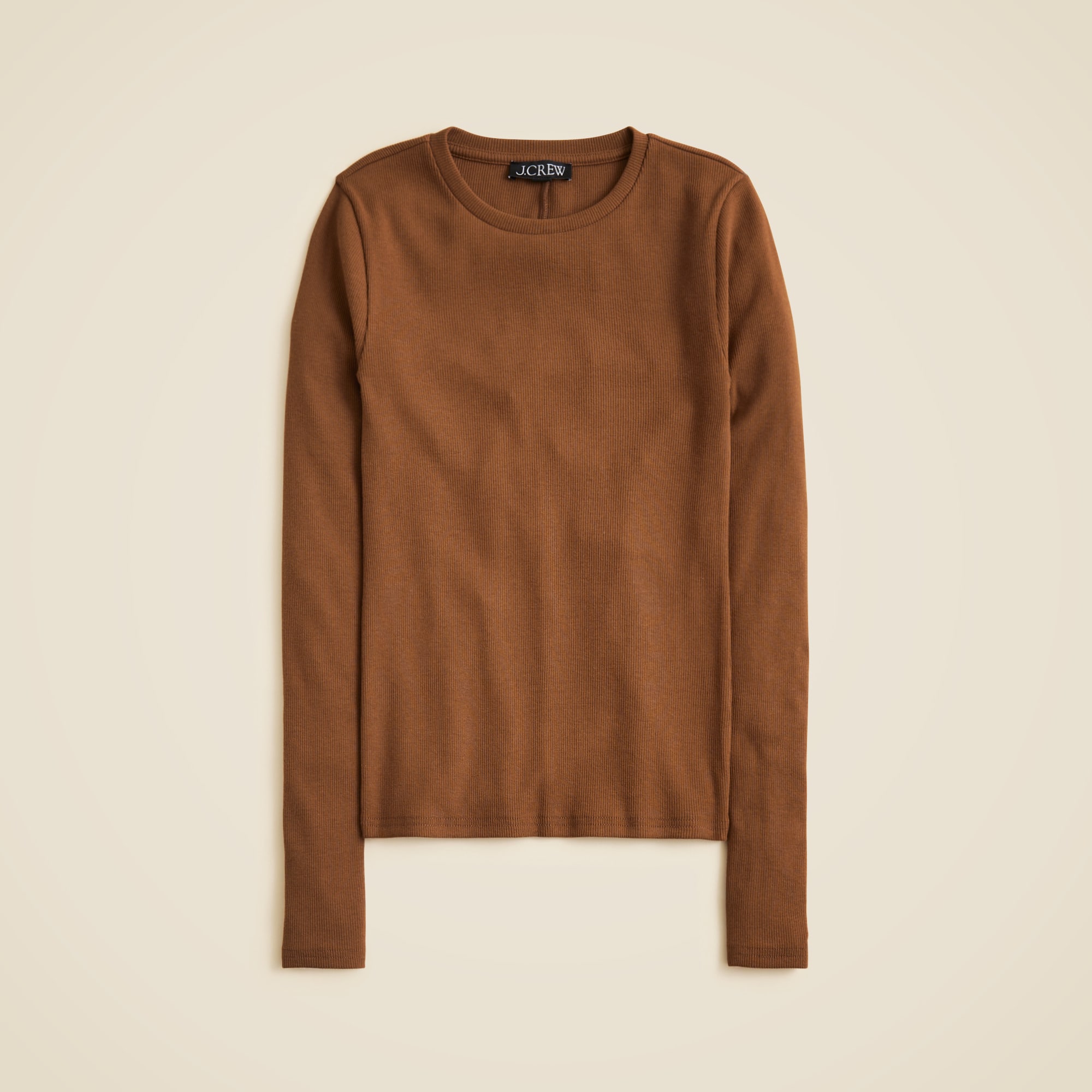 Perfect rib long-sleeve T-shirt
