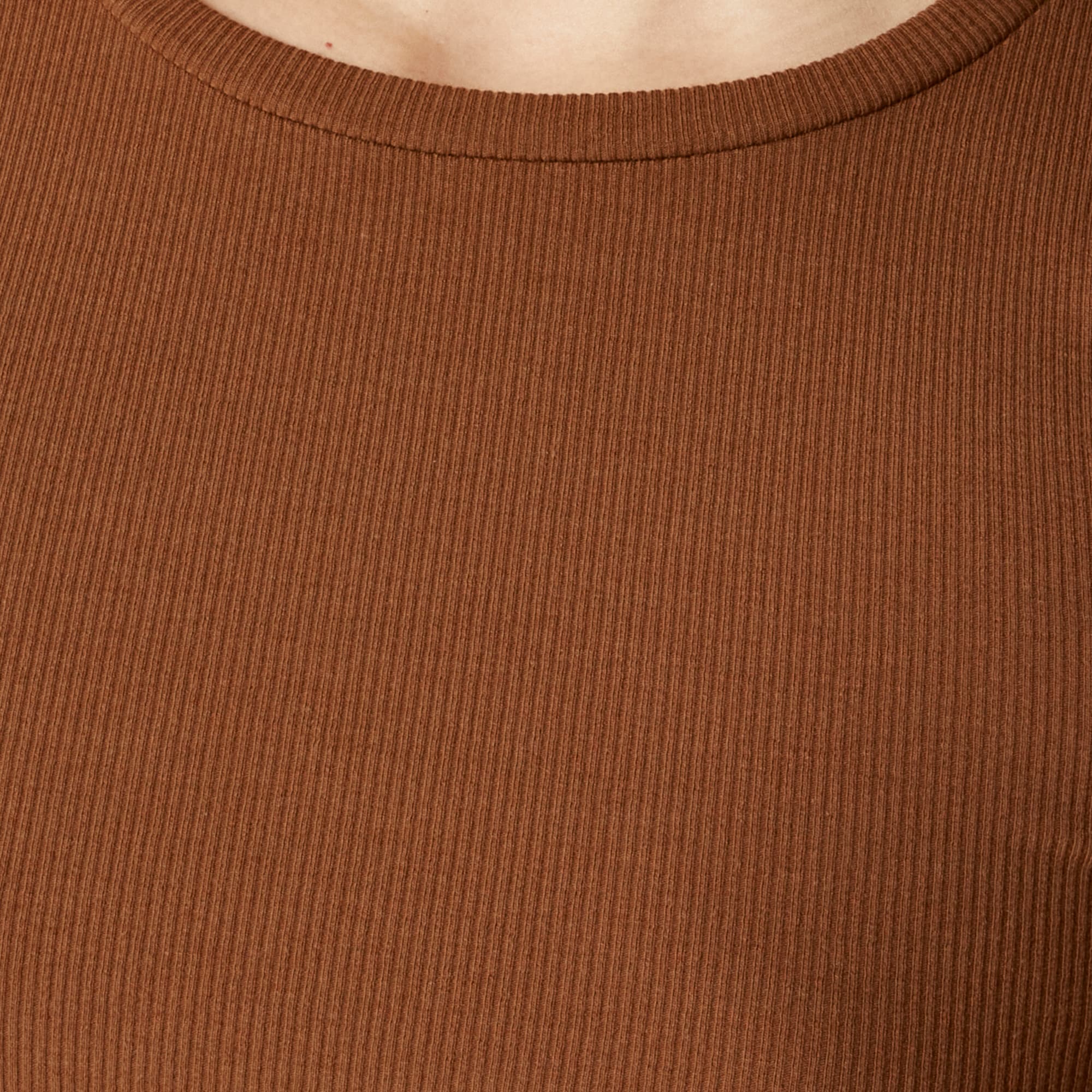 Perfect rib long-sleeve T-shirt