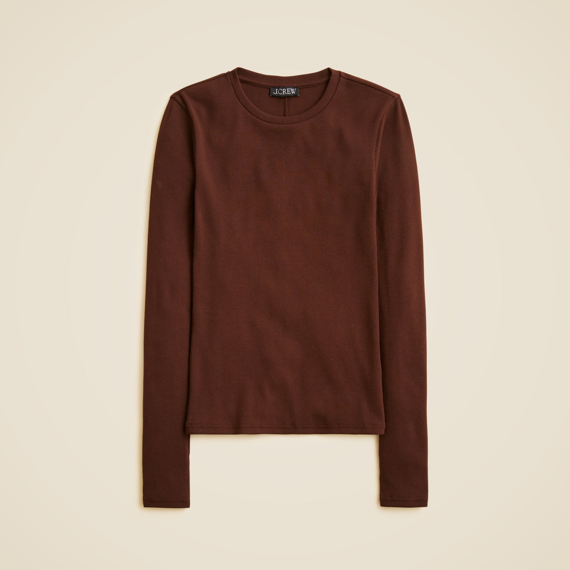 Perfect rib long sleeve T-shirt