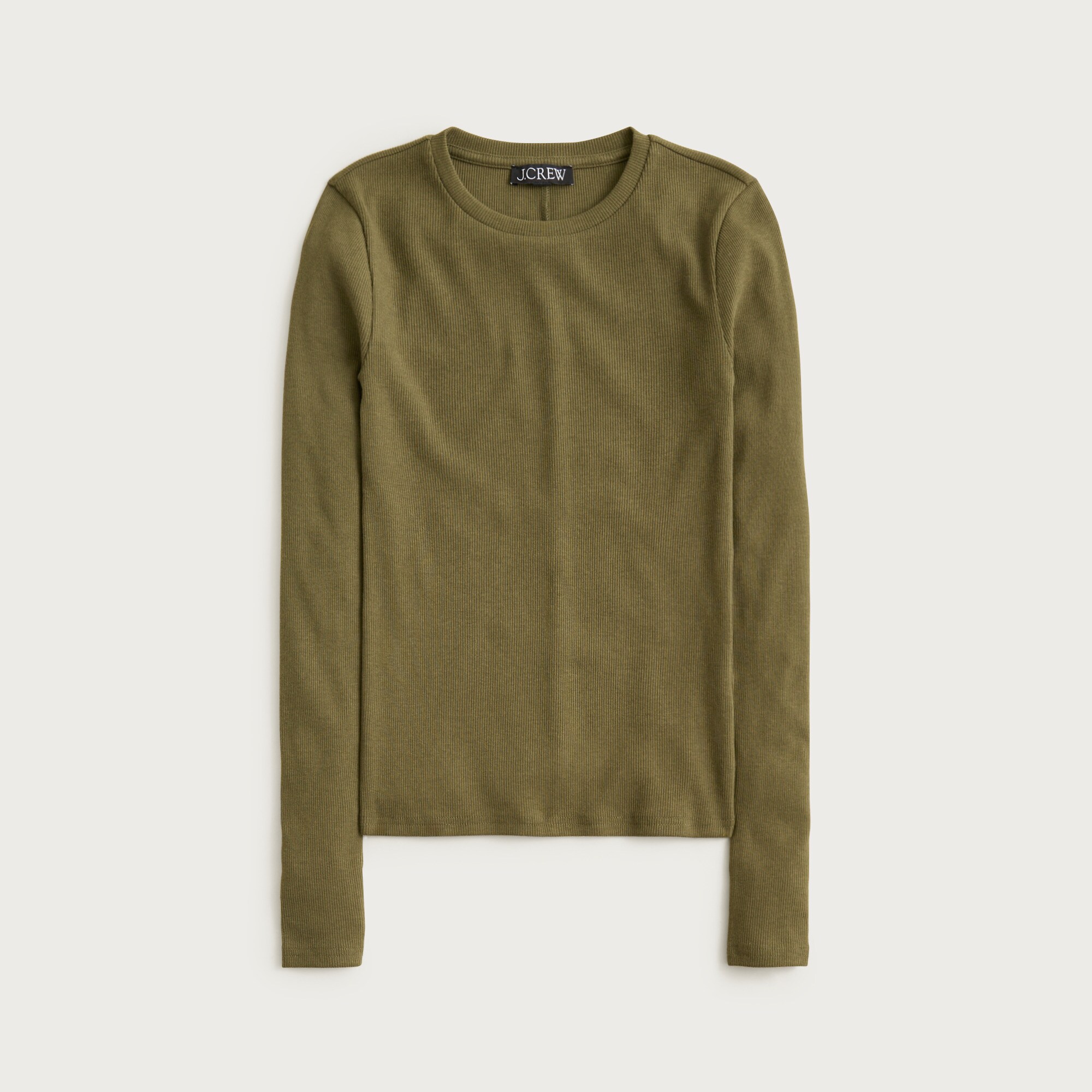 Perfect rib long-sleeve T-shirt
