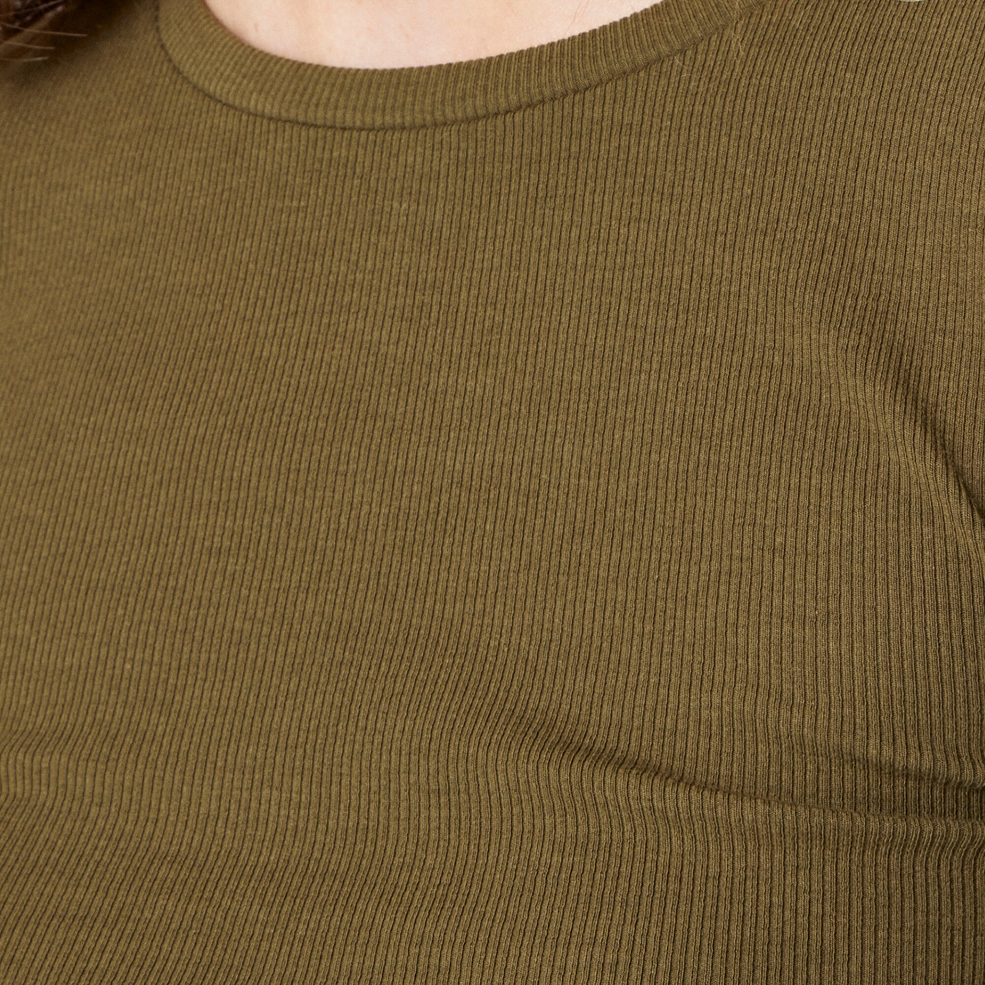 Perfect rib long-sleeve T-shirt